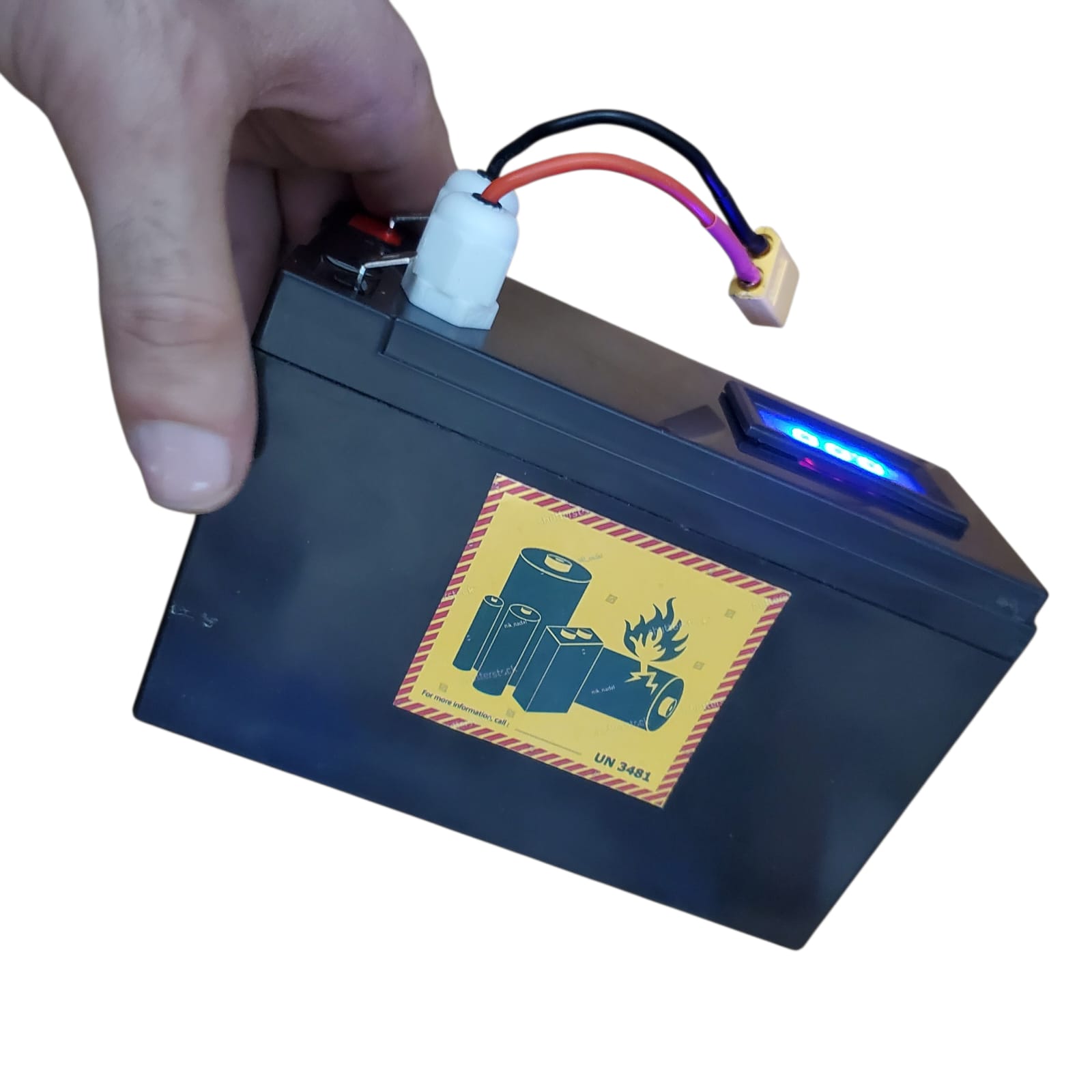 12.6v 18Ah lithium-ion battery pack for studio lights and 12v devices 12v battery for kid cars 12v battery for ups 12v battery in Pakistan