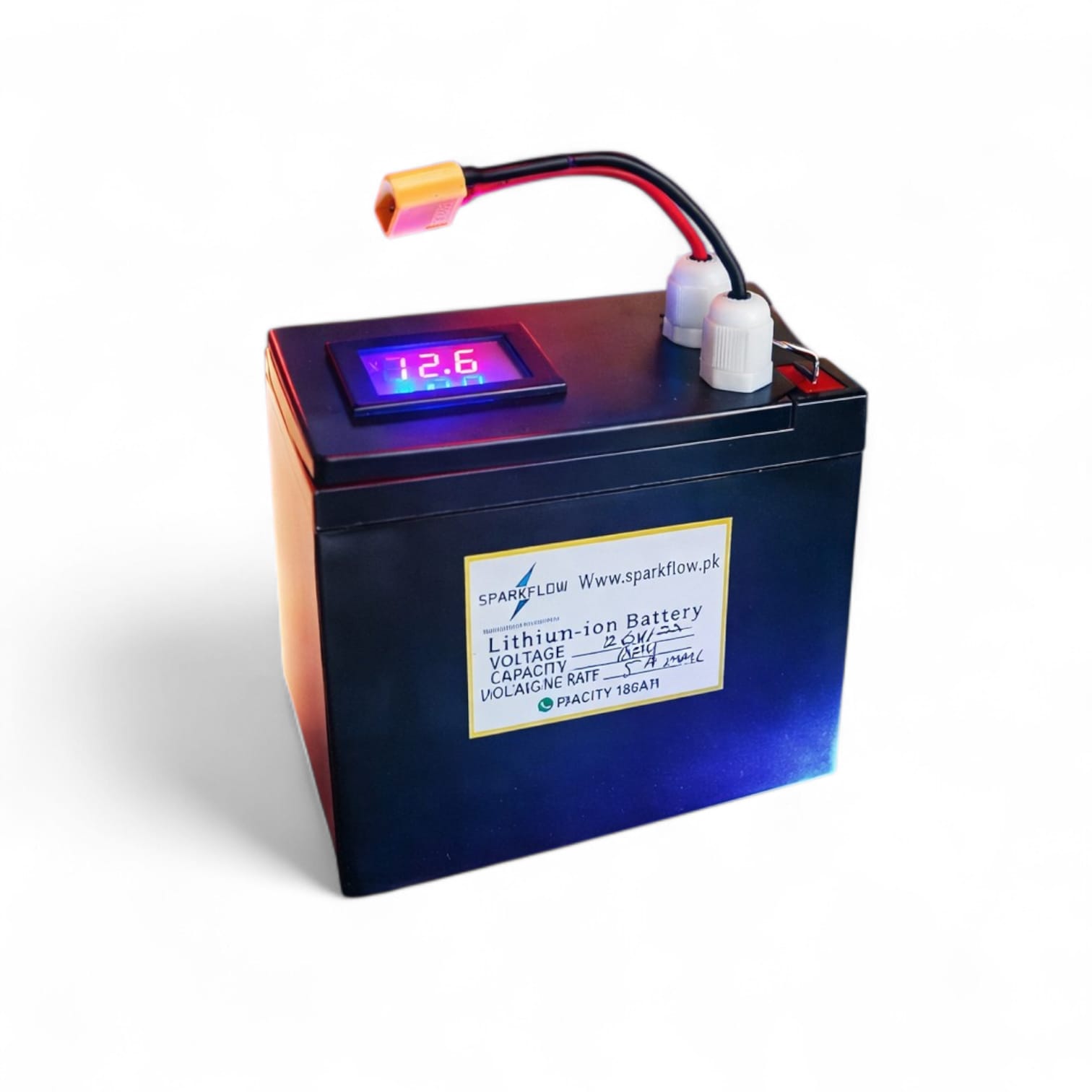 12.6v 18Ah lithium-ion battery pack for studio lights and 12v devices 12v battery for kid cars 12v battery for ups 12v battery in Pakistan