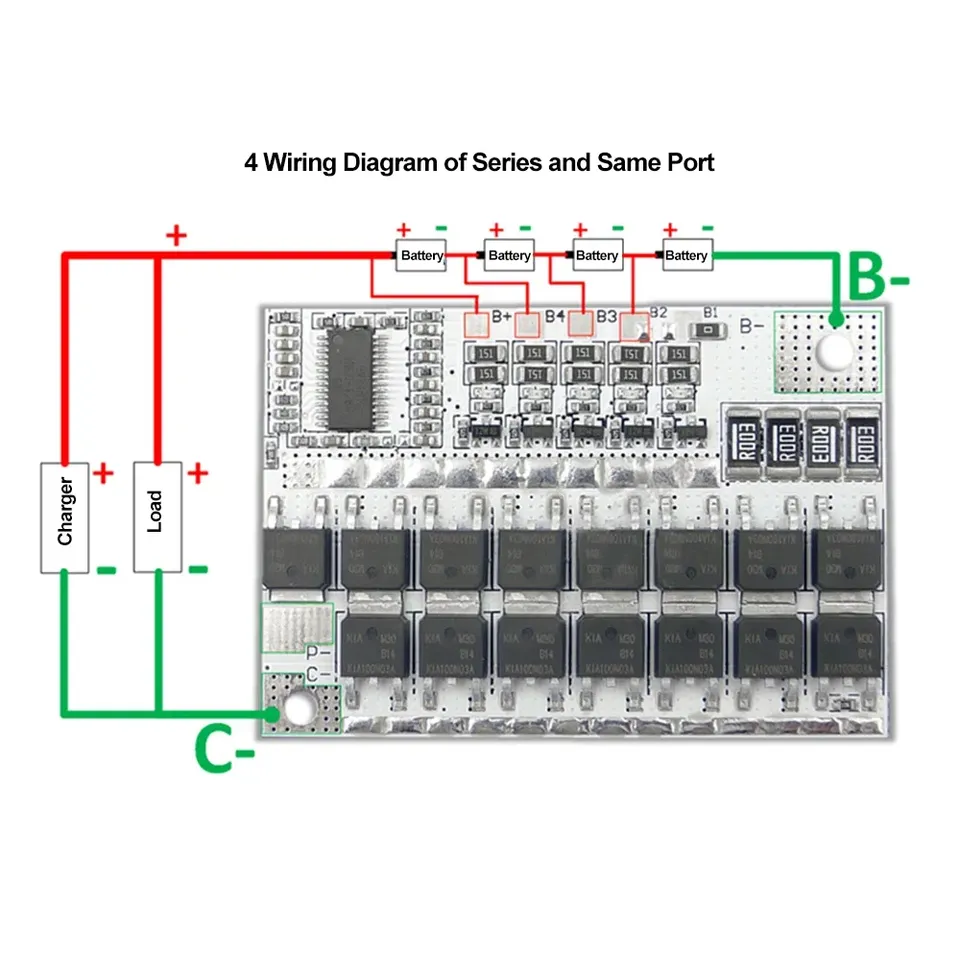 4S LiFePO4 100A BMS  for 3.2v 32700 or 26700 26650 in pakistan 