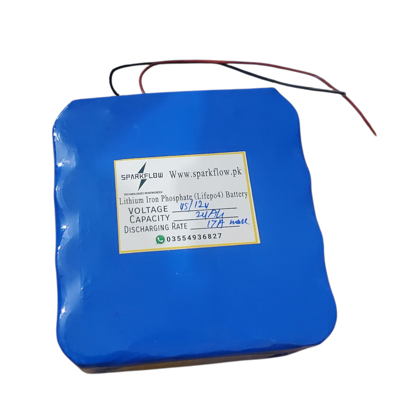 12v Battery 4s 12.8v 24Ah LiFePO4 lithium iron phosphate LFP battery pack in pakistan