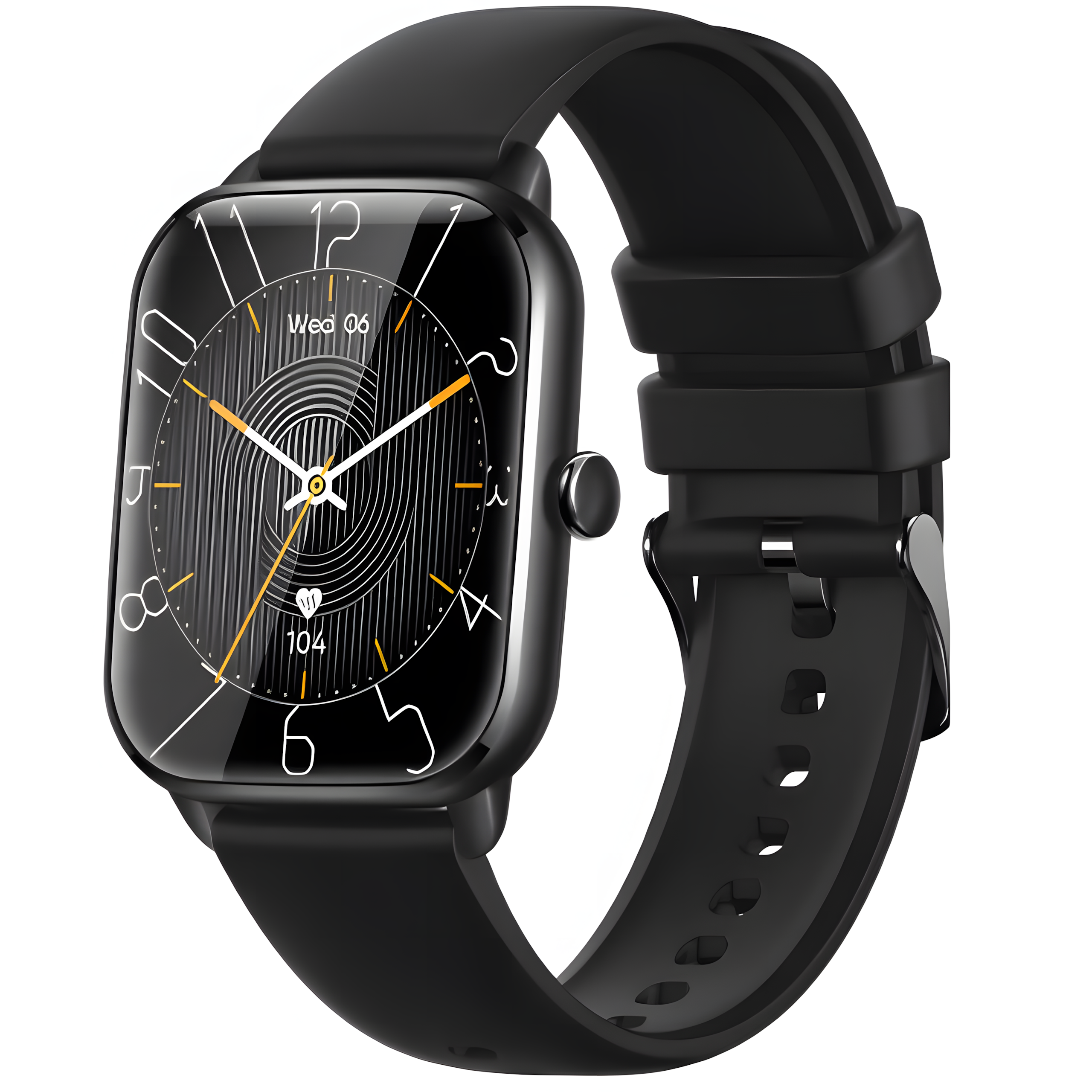 FUK Sleek 1.9″ Smartwatch with Bluetooth Calling, Heart Rate & SpO2 Monitor, Fitness Tracker, IP67 Waterproof, for Android & iPhone