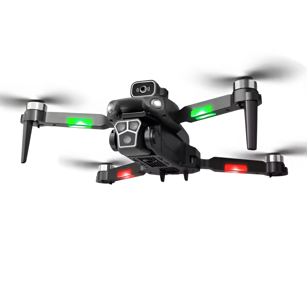 Foldable 4K Camera Drone – Mini RC Quadcopter with 3 Cameras, Obstacle Avoidance & One-Key Return