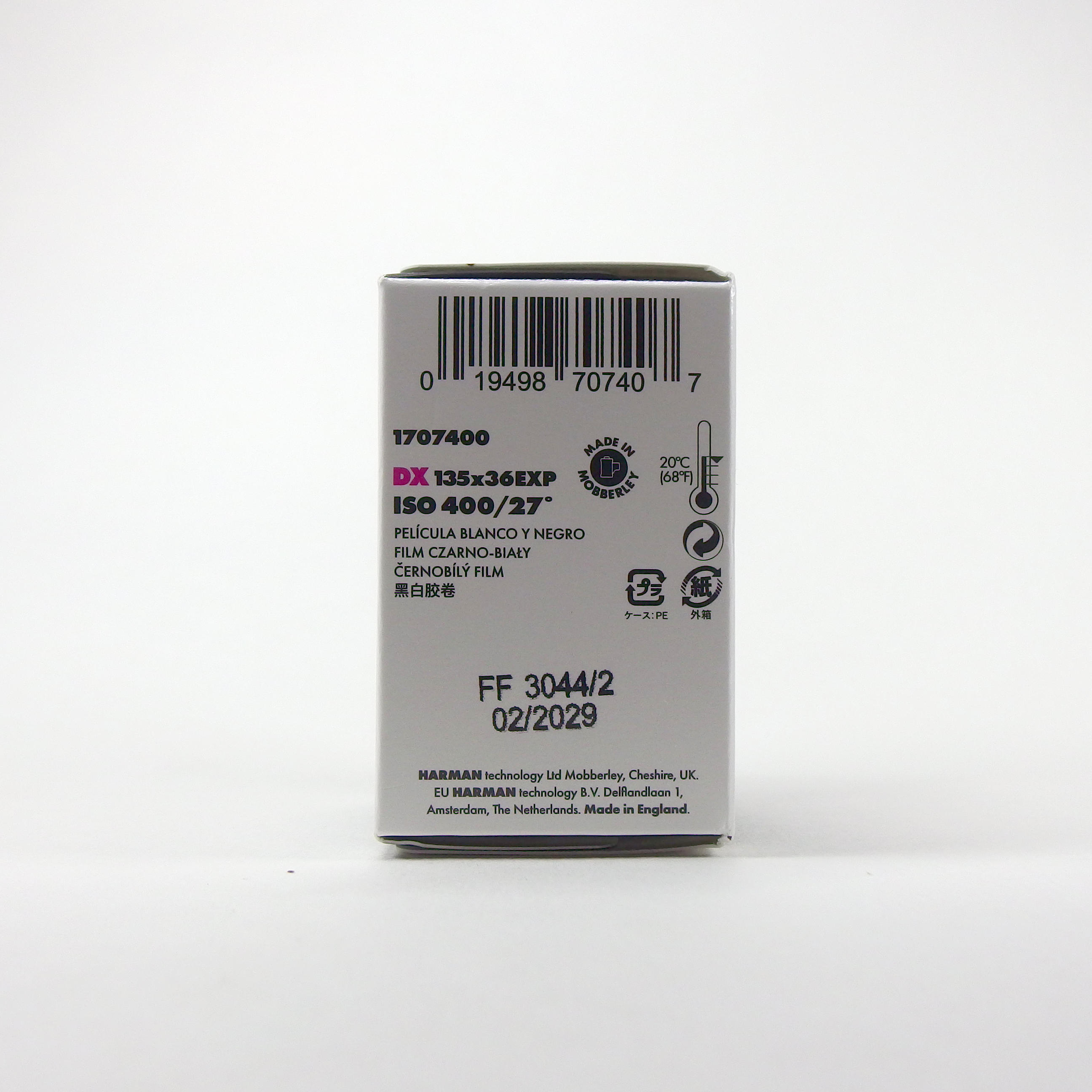 Ilford Pan - 400 ISO - NB - 36 poses