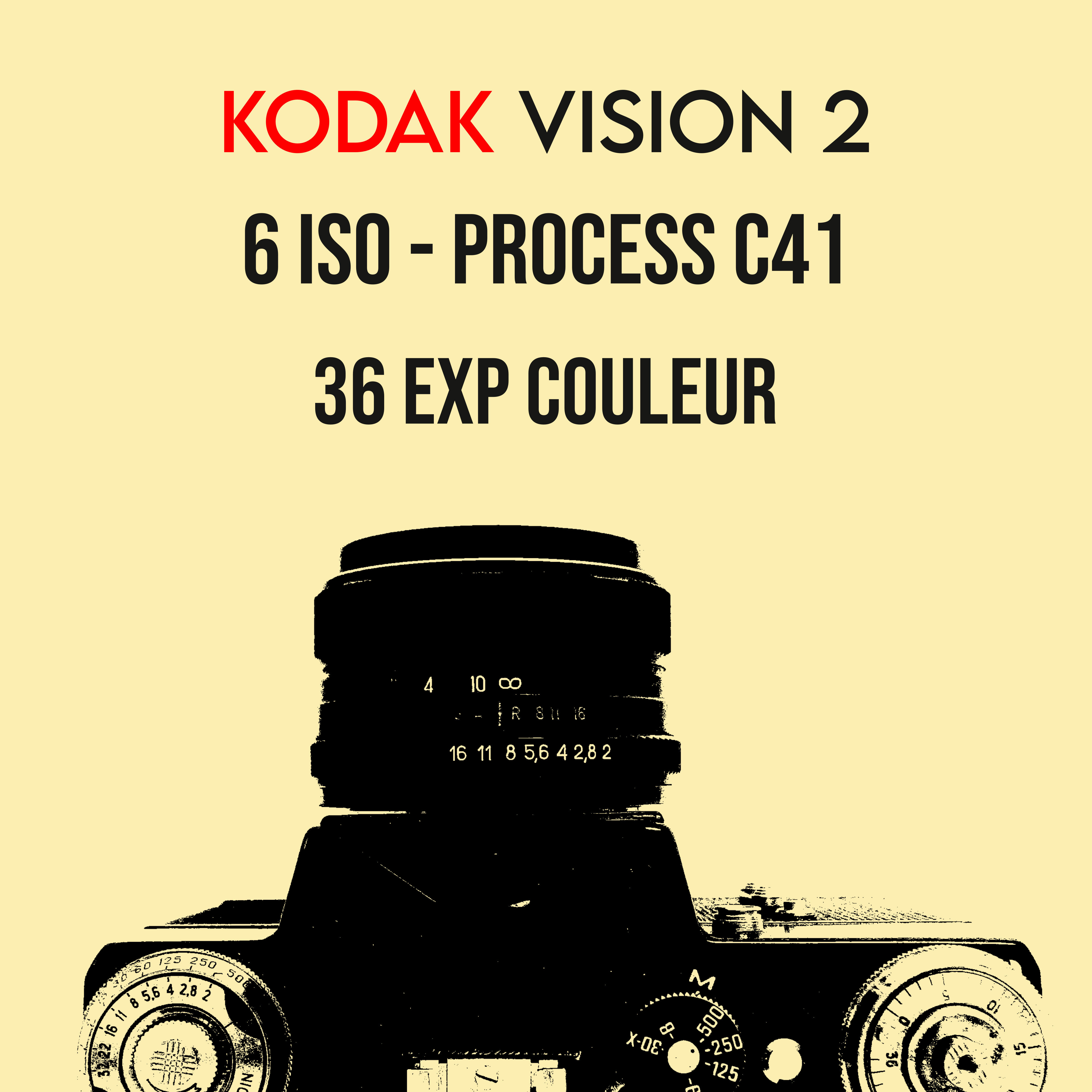 Pellicule 35mm Kodak Vision 2