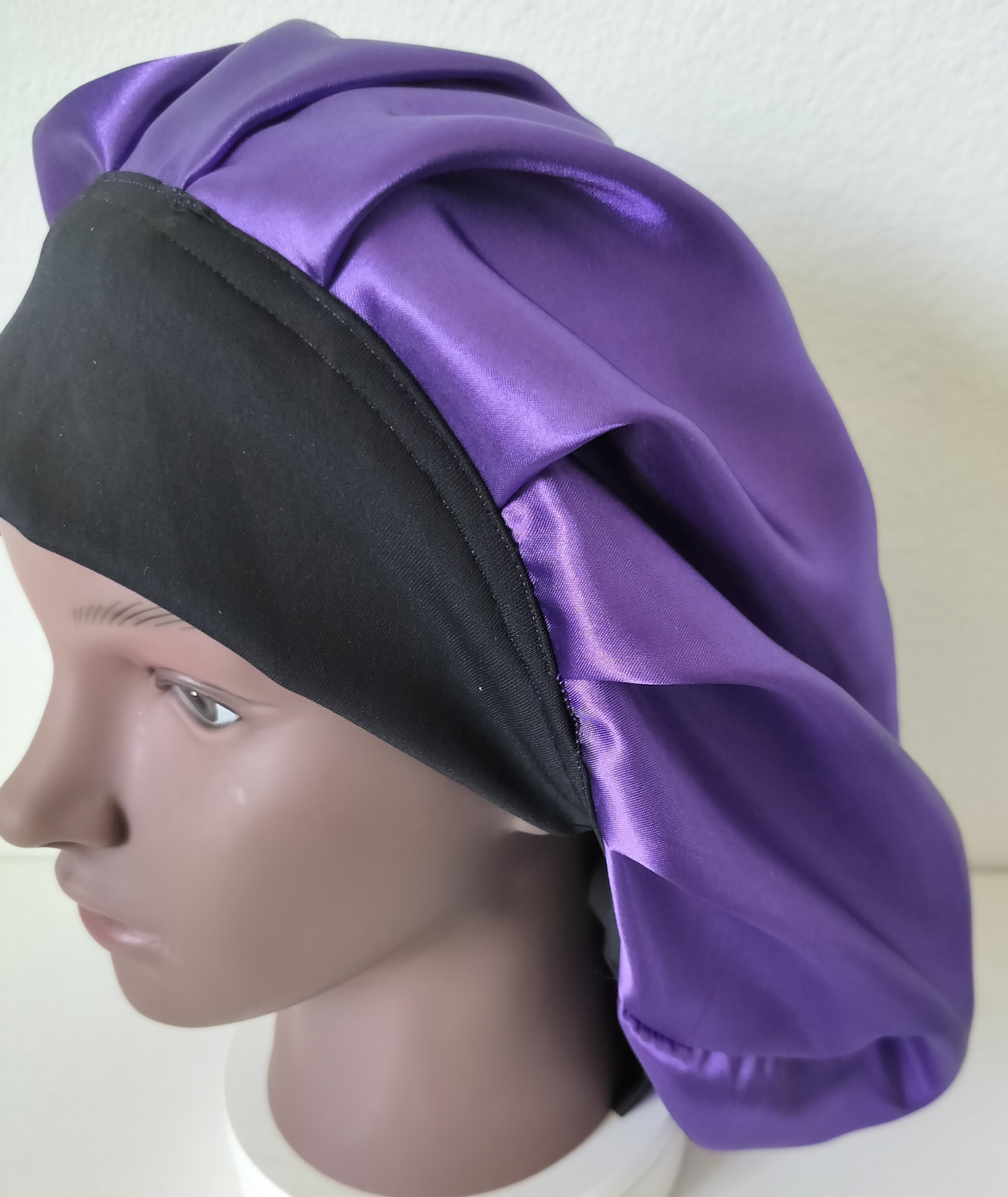 Silk Sleep Cap Double Layer Reversible Satin 