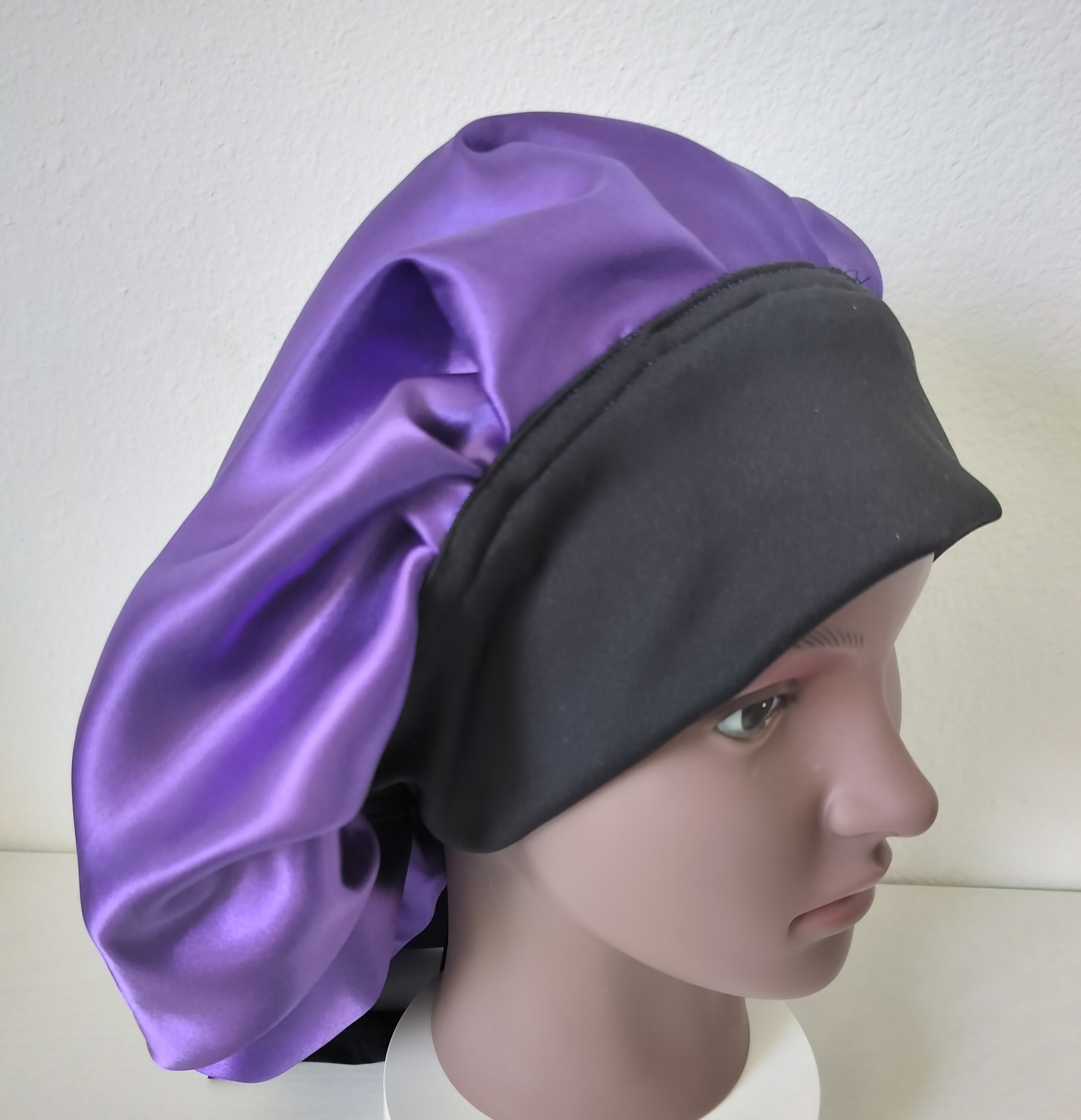Silk Sleep Cap Double Layer Reversible Satin 