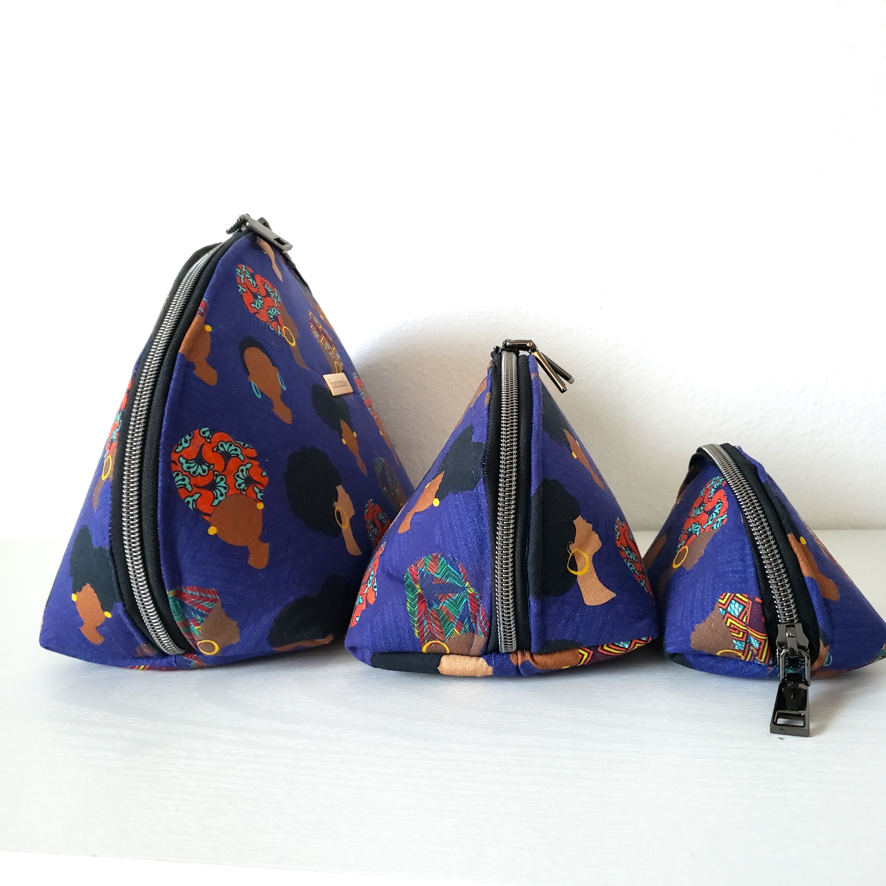 Ethnic Afrocentric Clam Shell Pouch Set