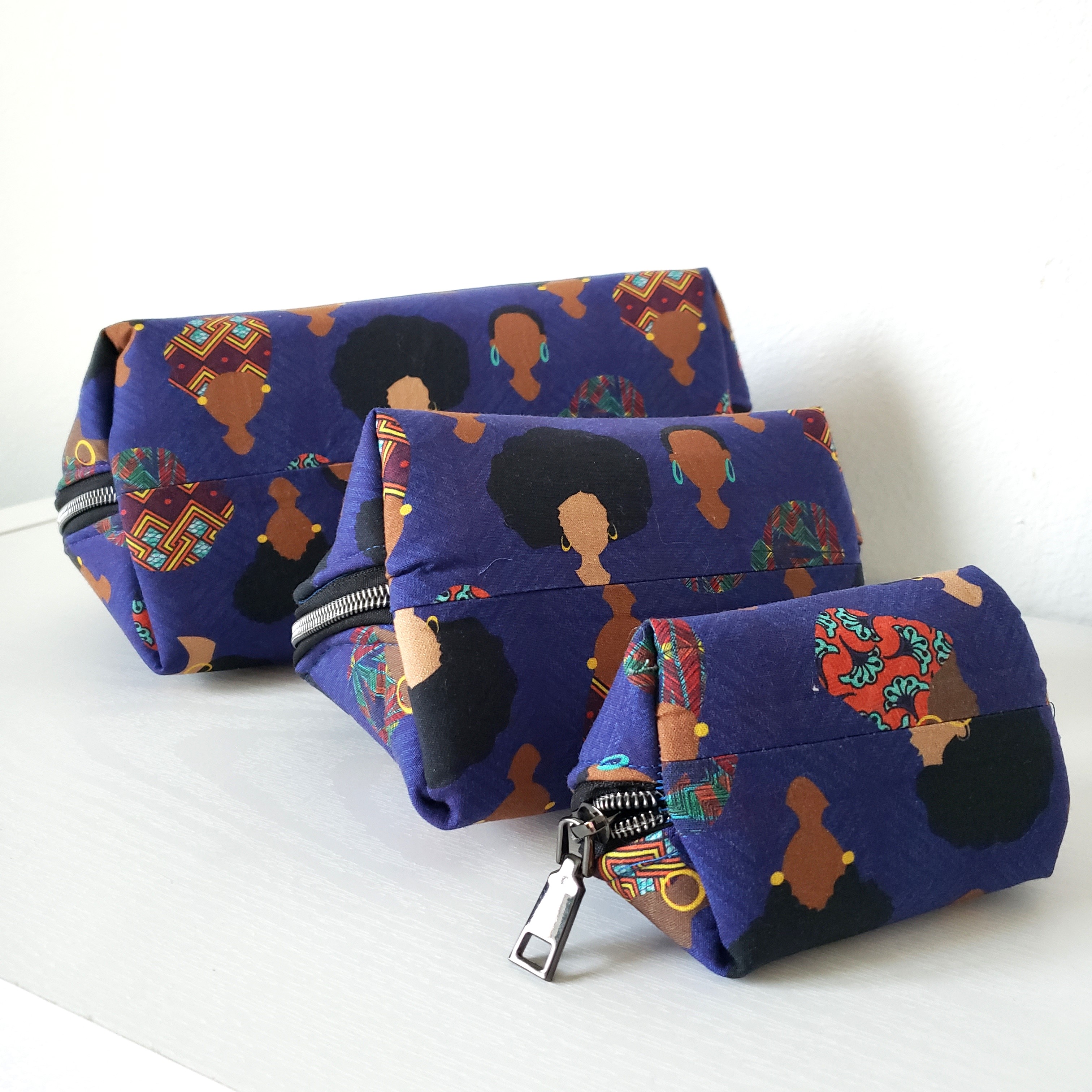 Ethnic Afrocentric Clam Shell Pouch Set