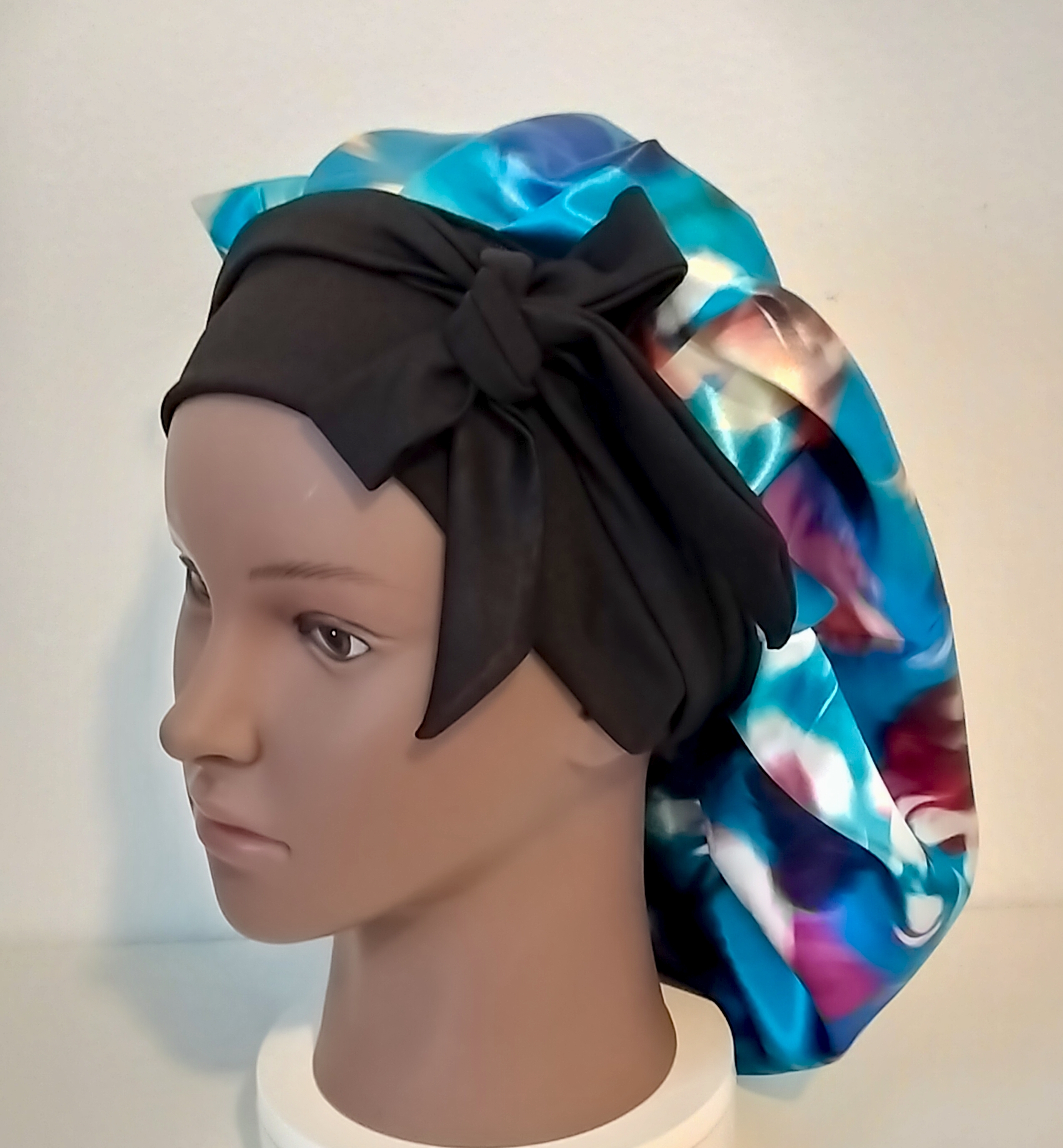 Satin Sleep Bonnet Silky Multi Color