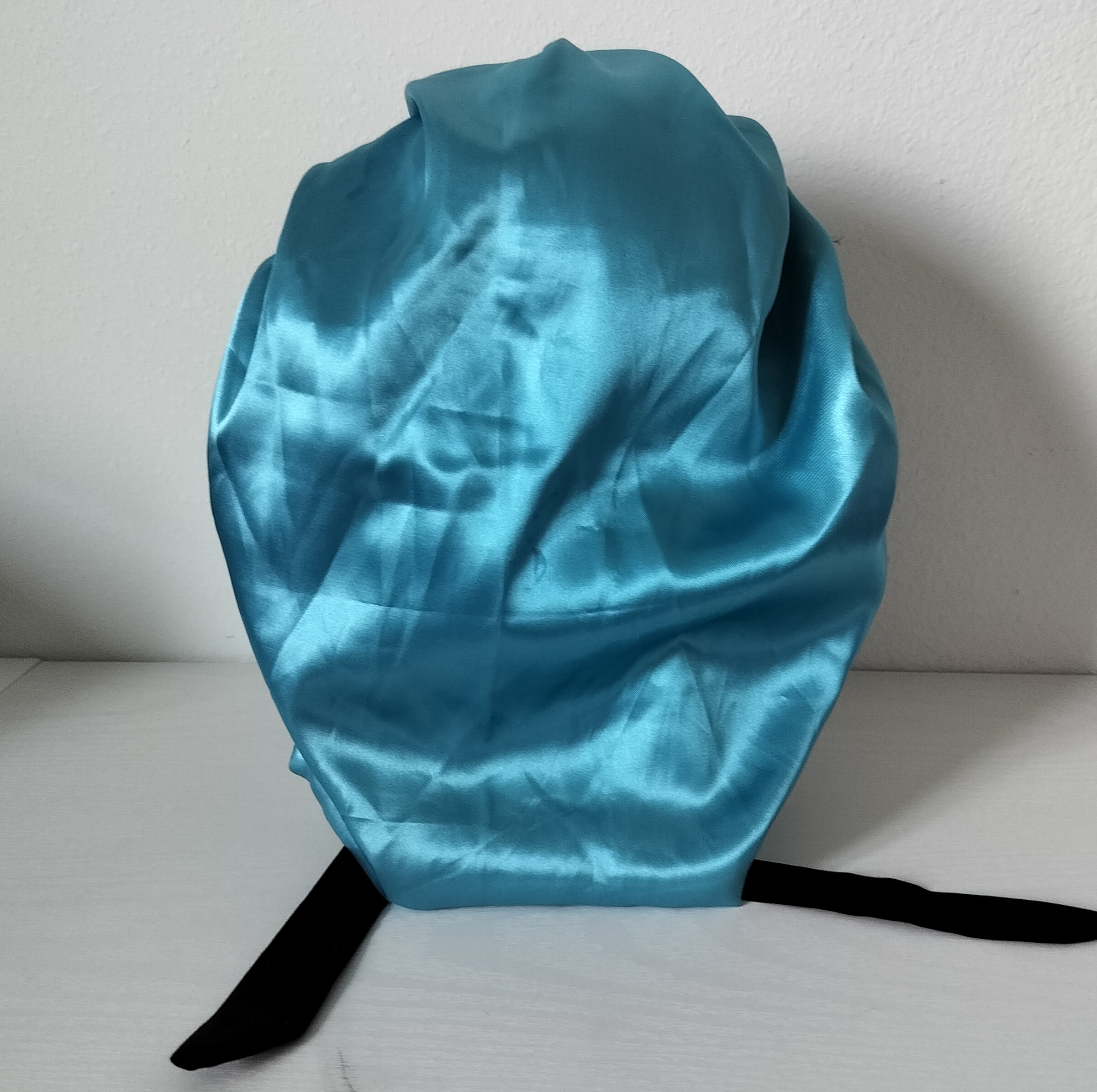 Satin Sleep Bonnet Silky Teal 