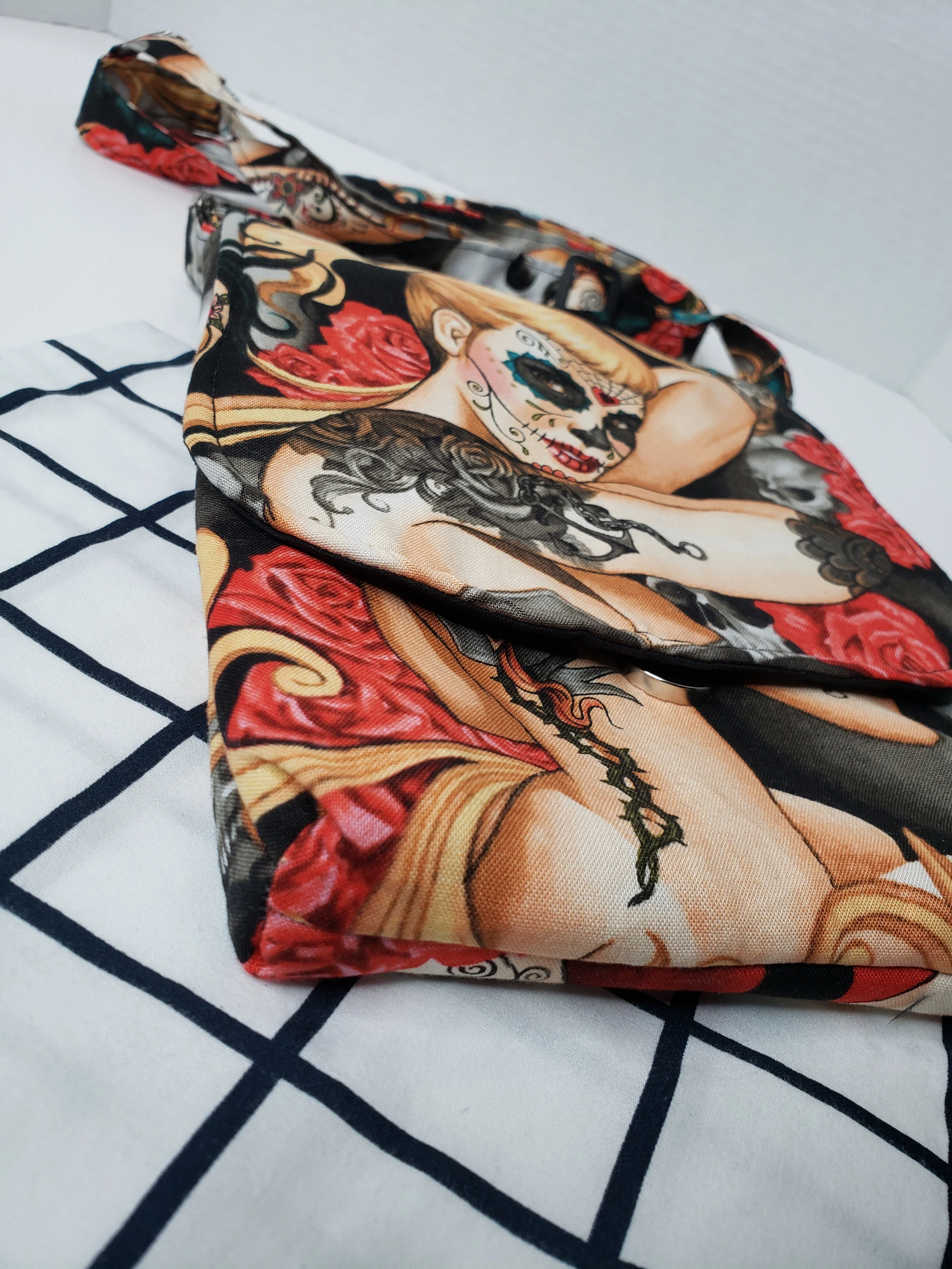 Day of the Dead Crossbody Messenger Purse