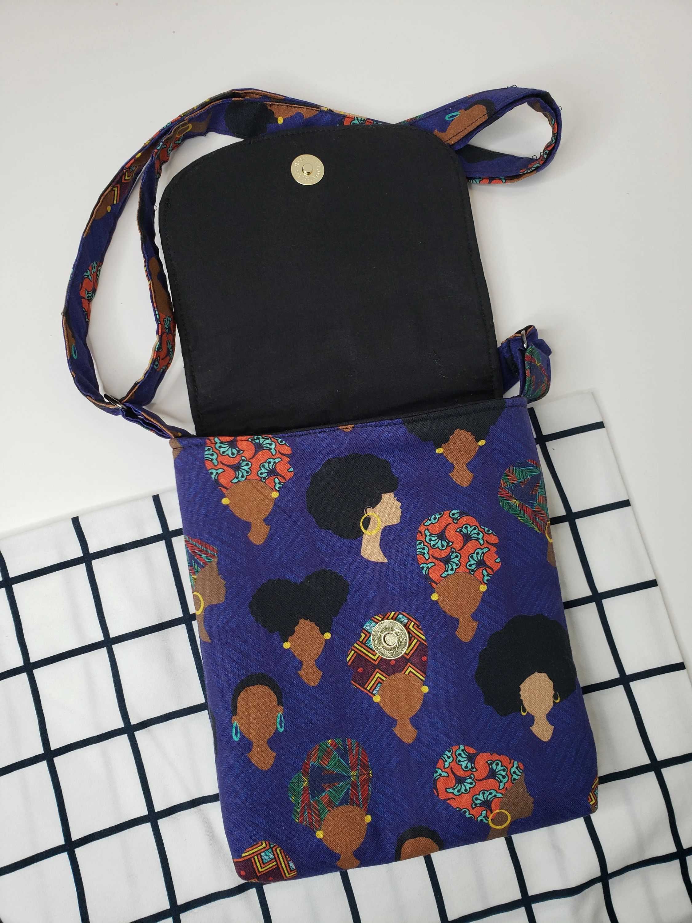 Natural Girls Messenger Crossbody Purse 