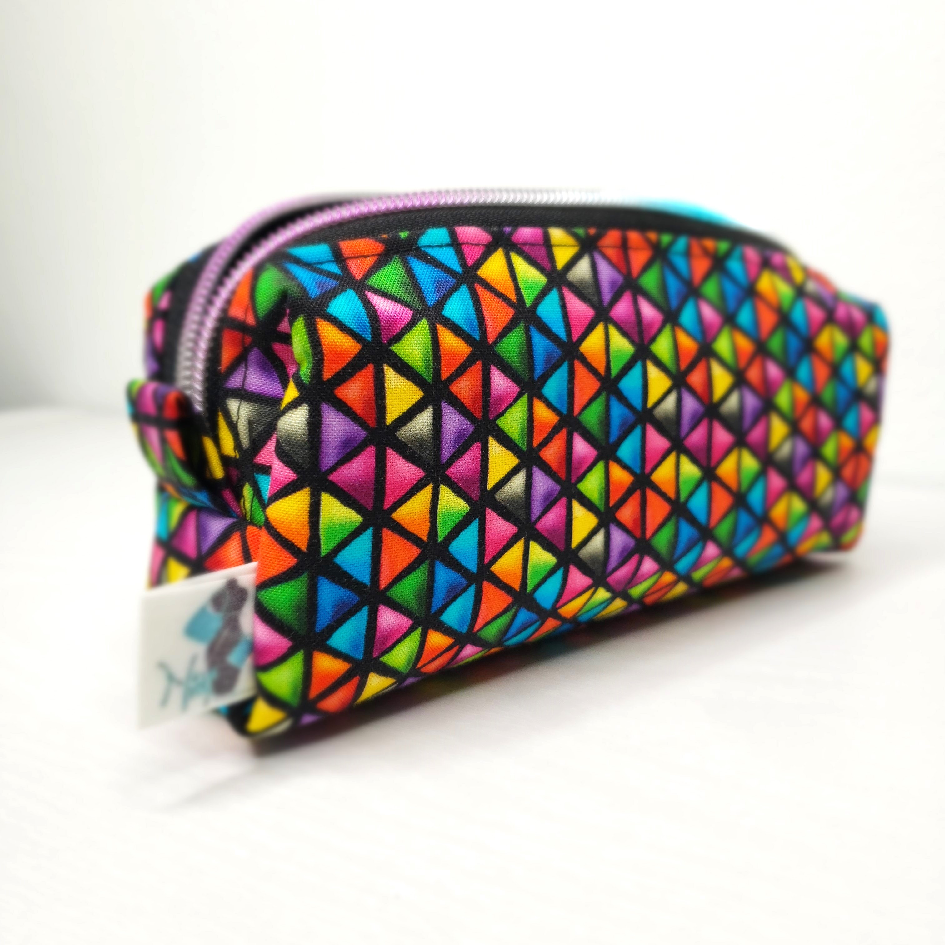 Colorful Triangles Toiletry Set