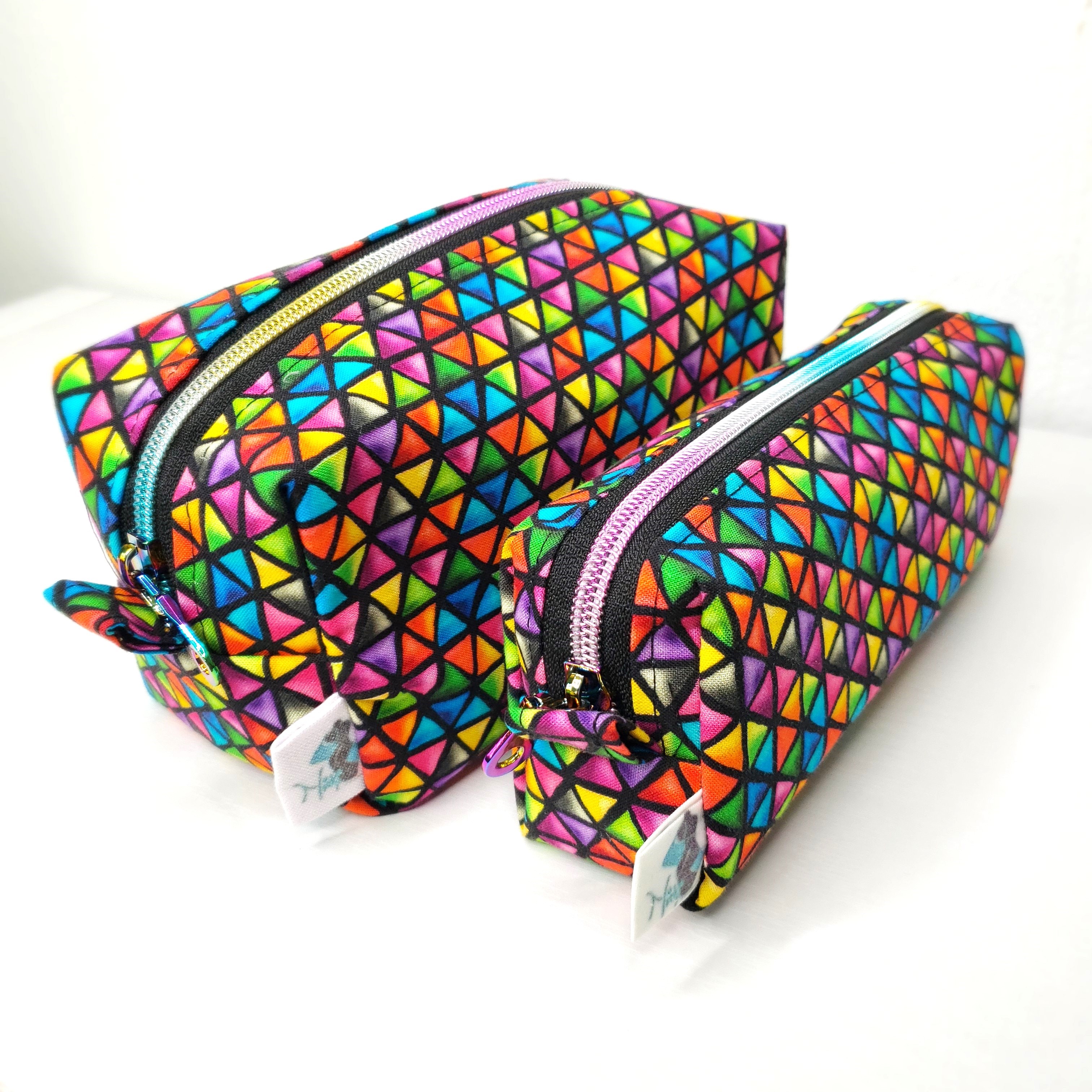 Colorful Triangles Toiletry Set