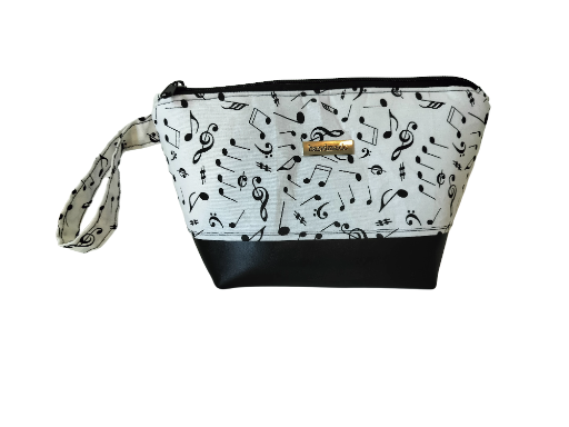 Music Note Makeup Bag