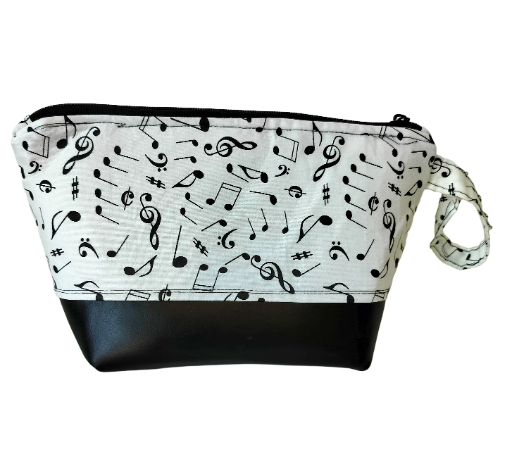 Music Note Makeup Bag