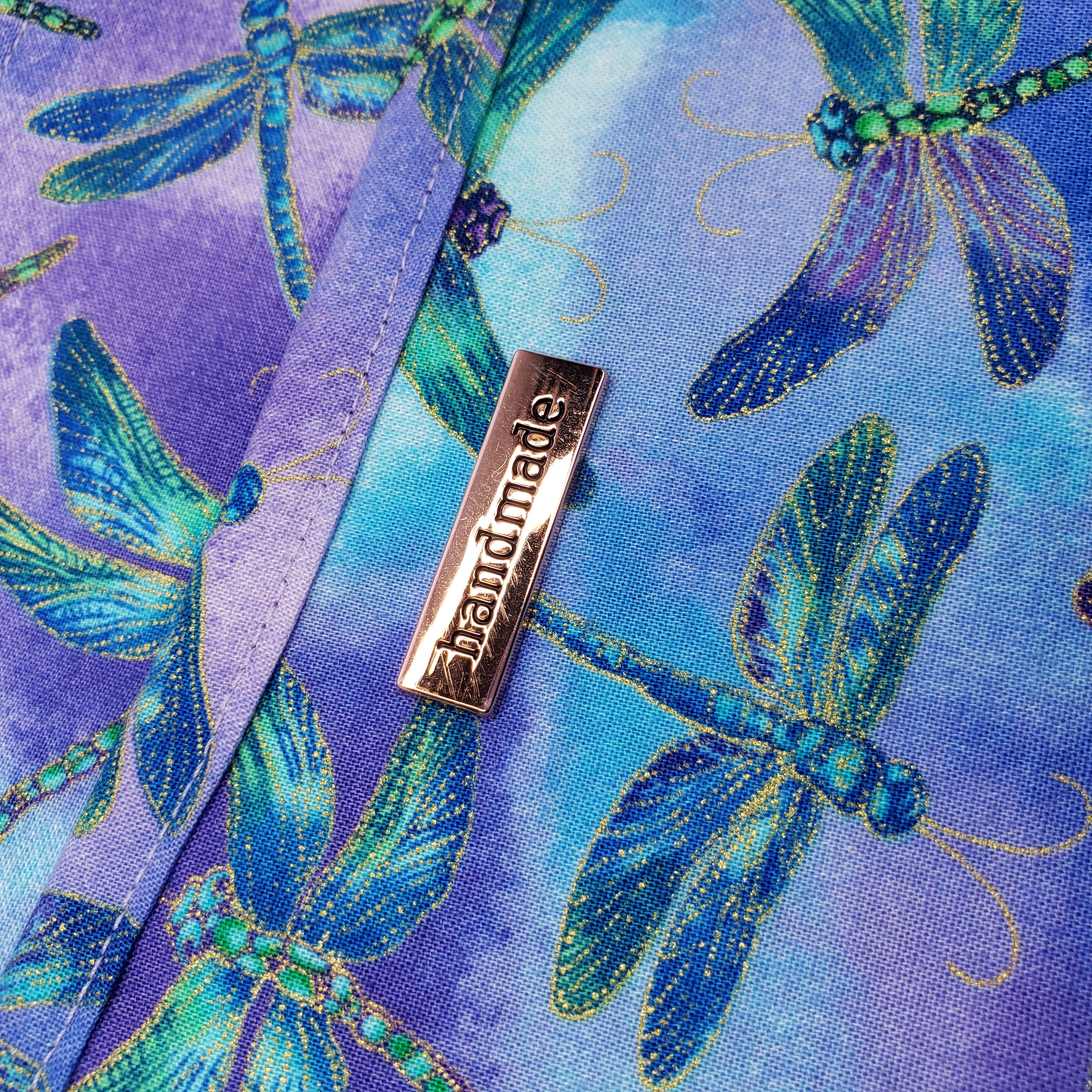 Dragonfly Zipper Pouch w/ wrist strap