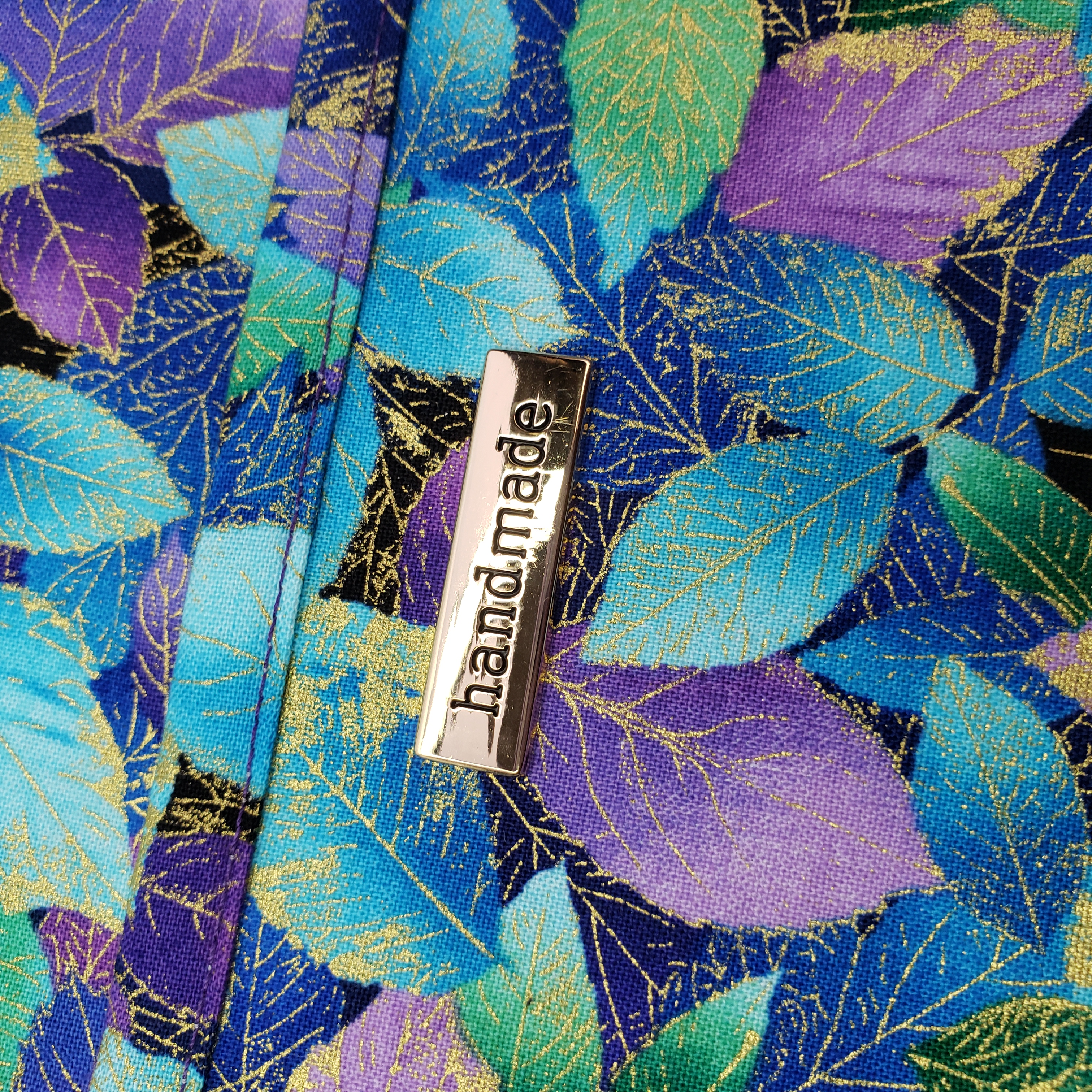 Utopia Leaf Print Zipper Pouch