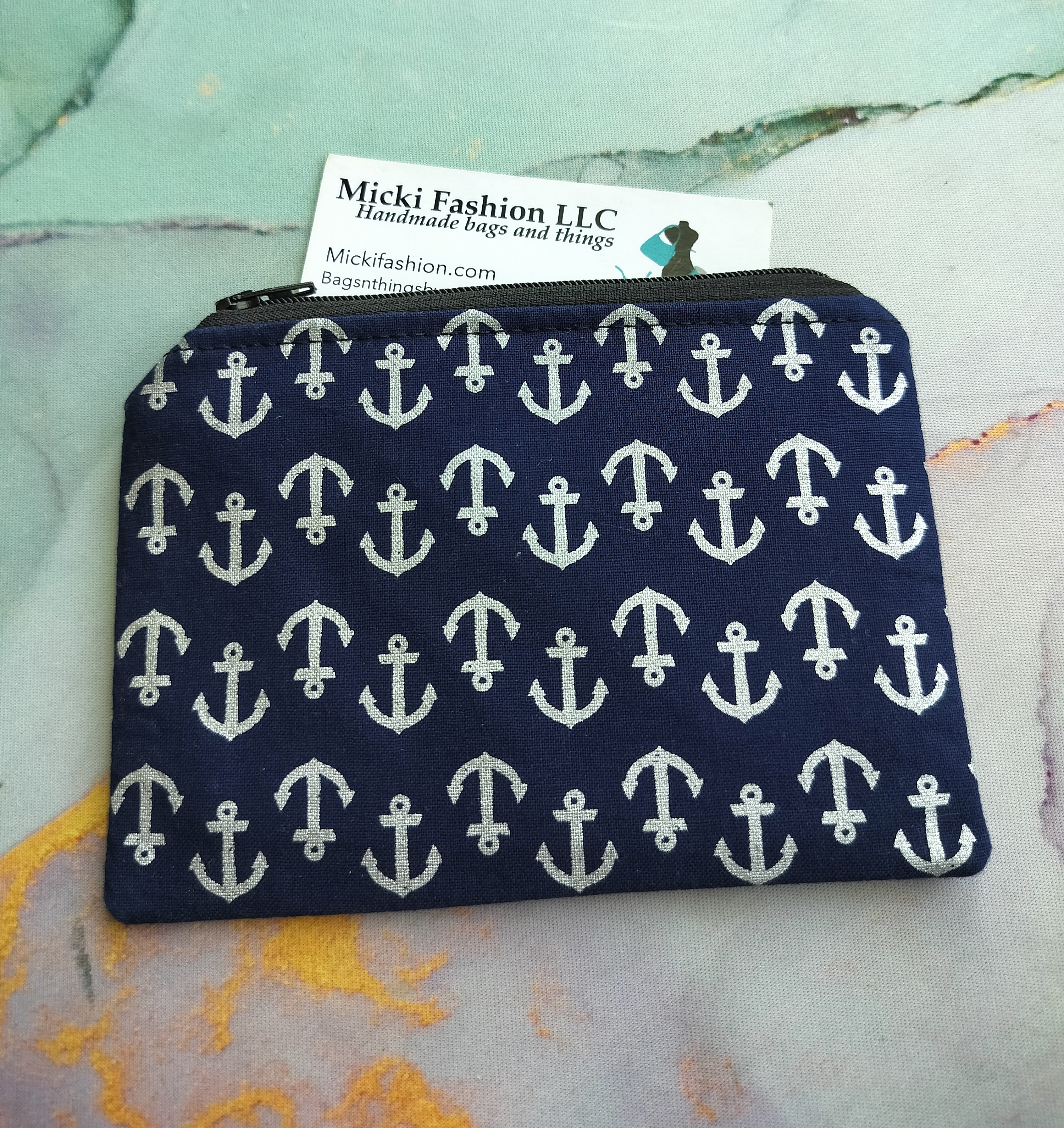 Anchors Coin Purse Minimalist Wallet