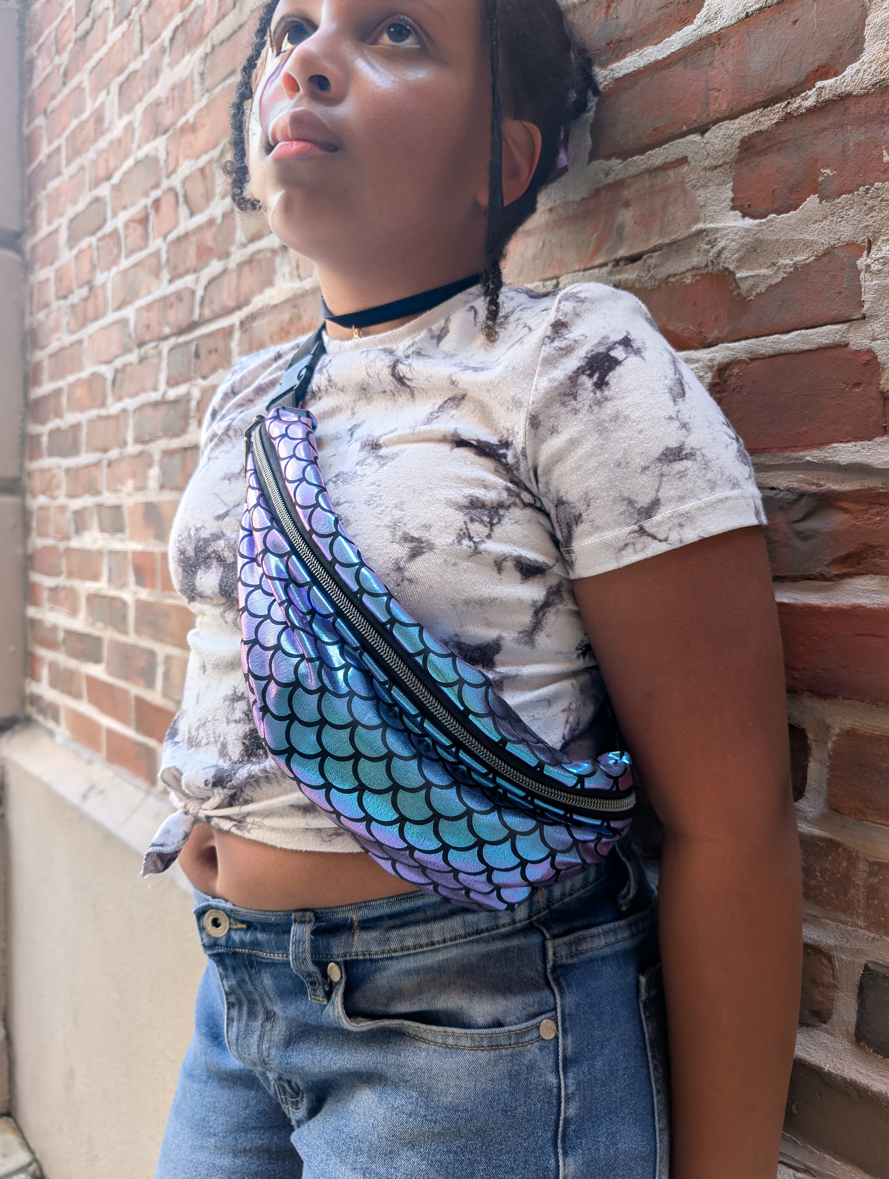  Stretchy Sling Bag- Mermaid