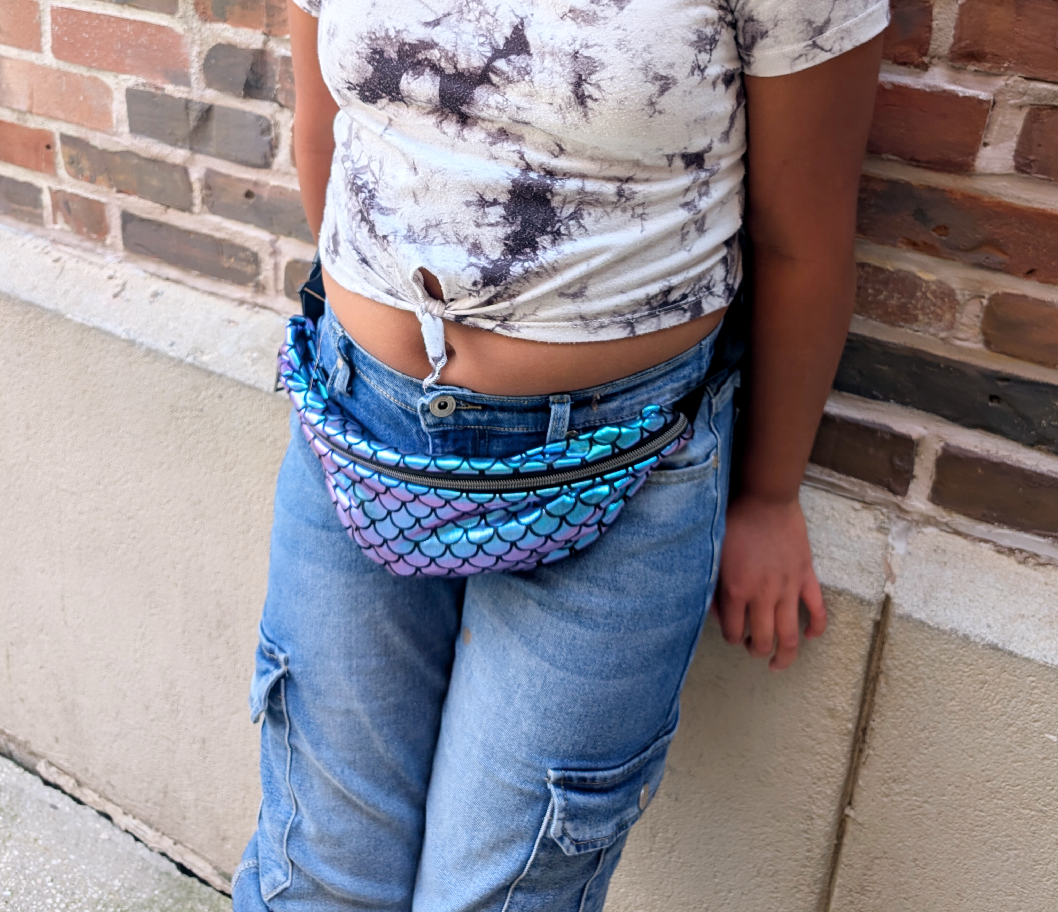  Stretchy Sling Bag- Mermaid