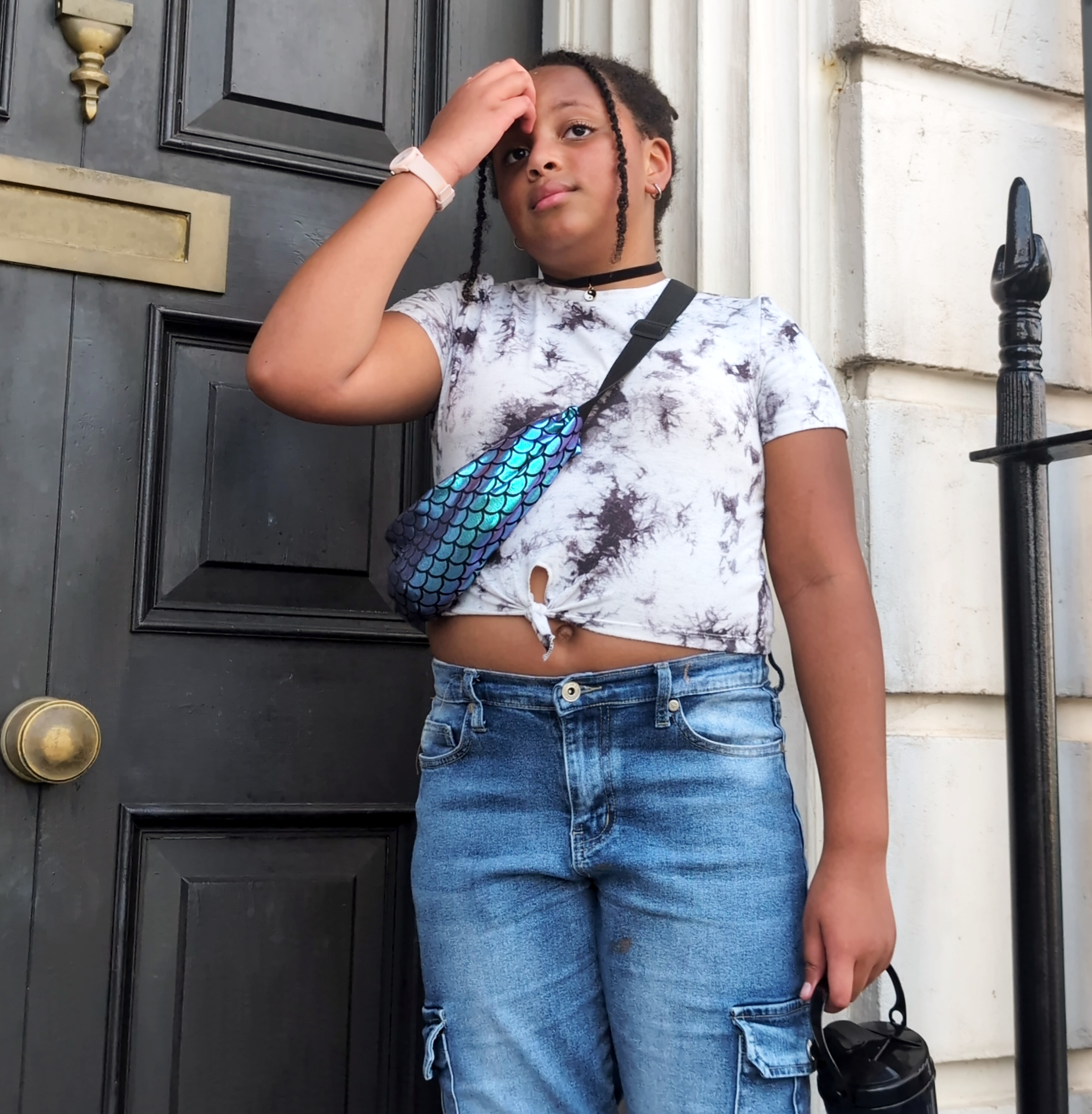  Stretchy Sling Bag- Mermaid