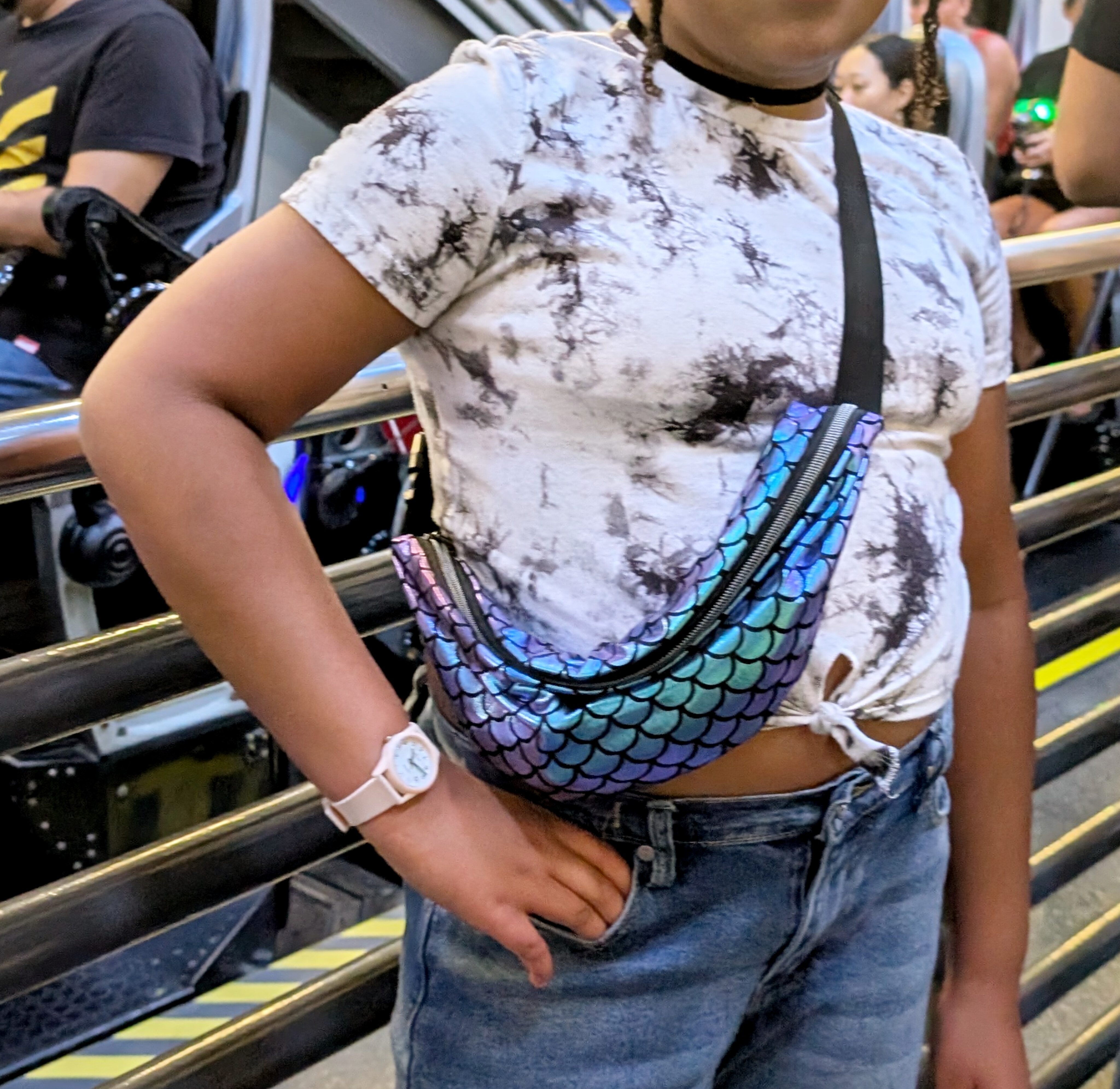  Stretchy Sling Bag- Mermaid