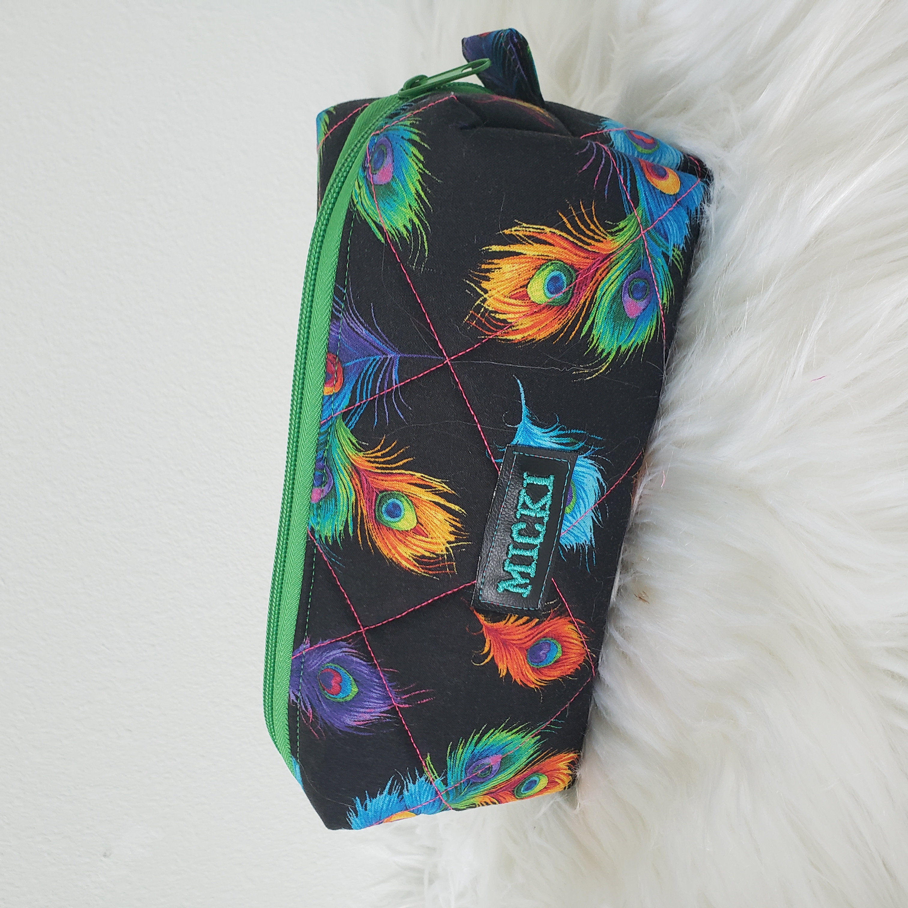 Colorful Peacock Toiletry Set