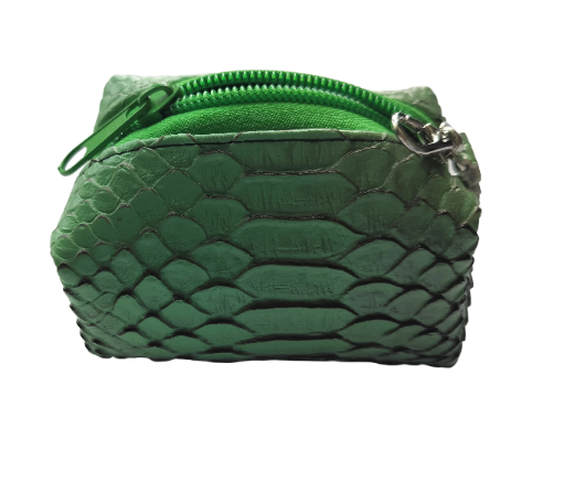 Mini Boxy Bag Gator Green Pouch Ear Buds Holder