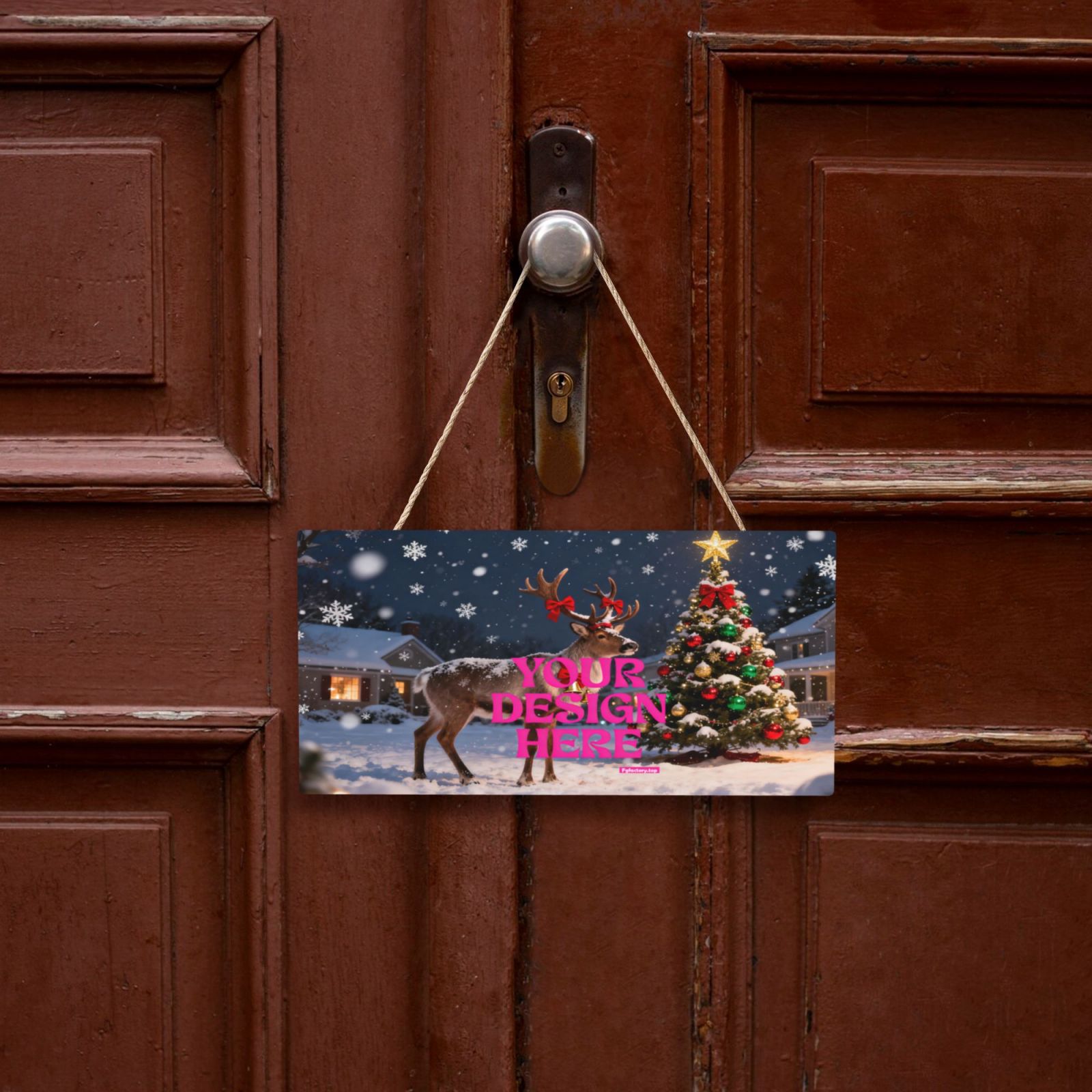 Christmas Door Hanging Sign