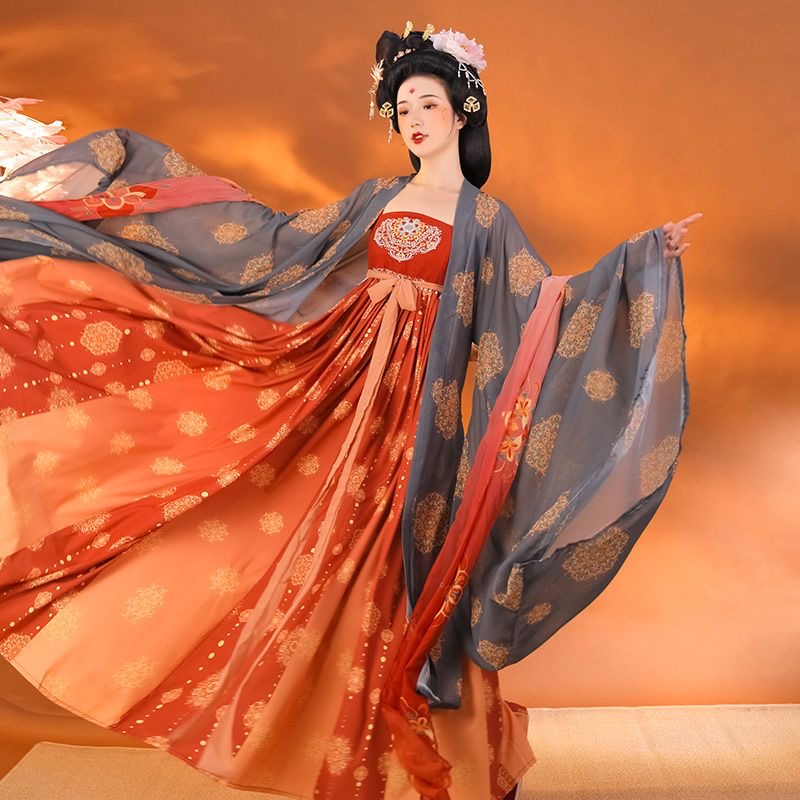 Tang Dynasty Traditional Chinese Hanfu Dress