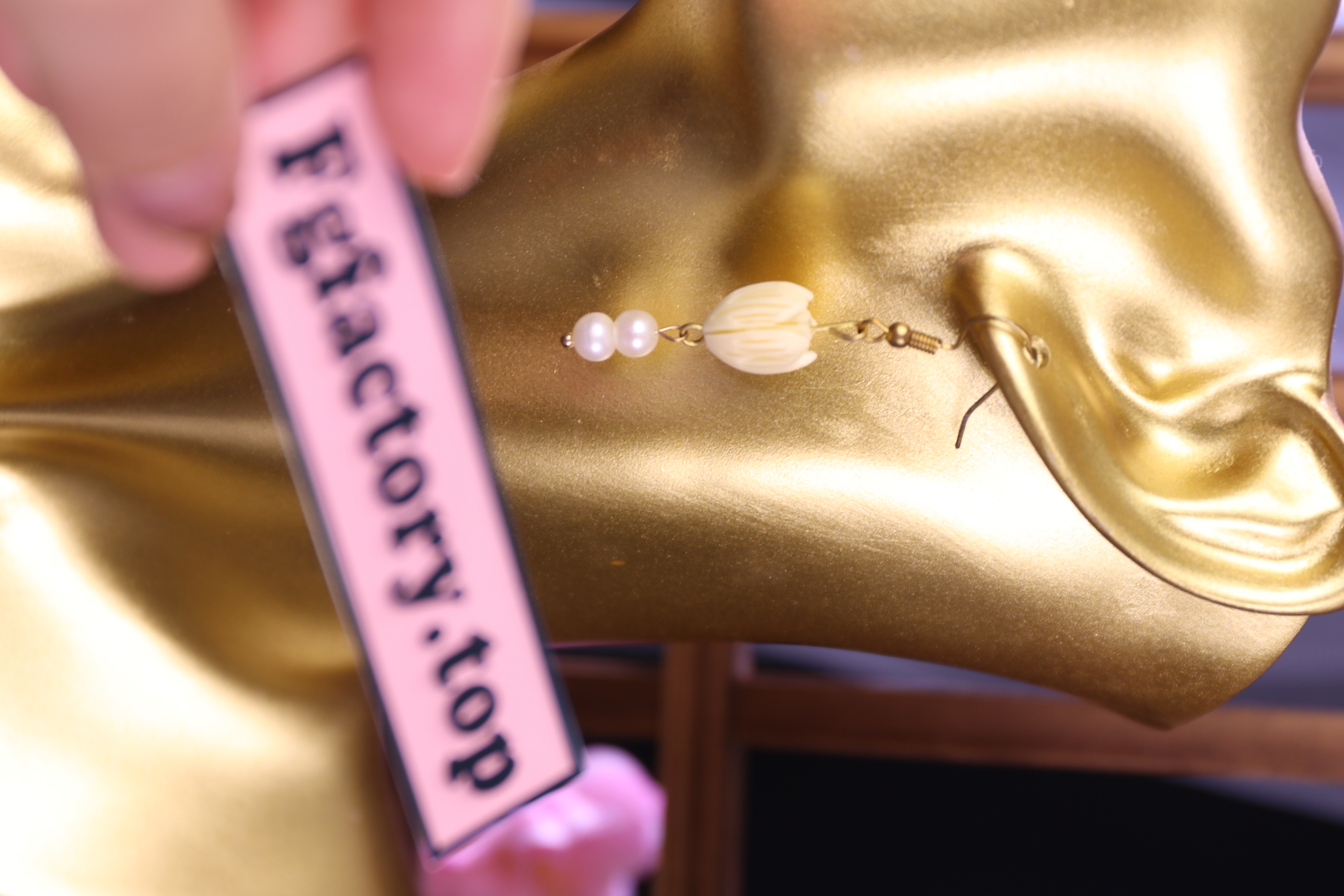 Elegant Floral fresh pearl Earrings