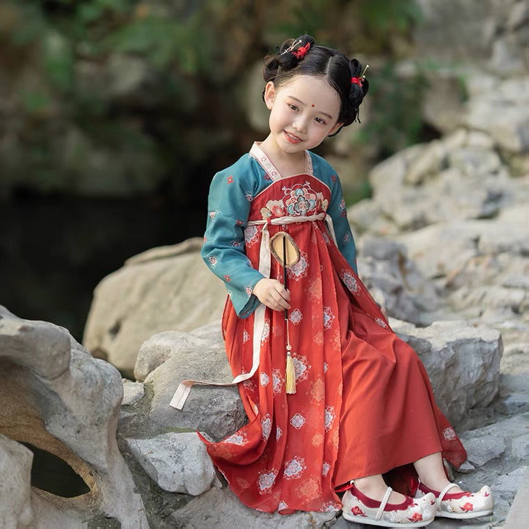 Traditional Hanfu Dress for Kids