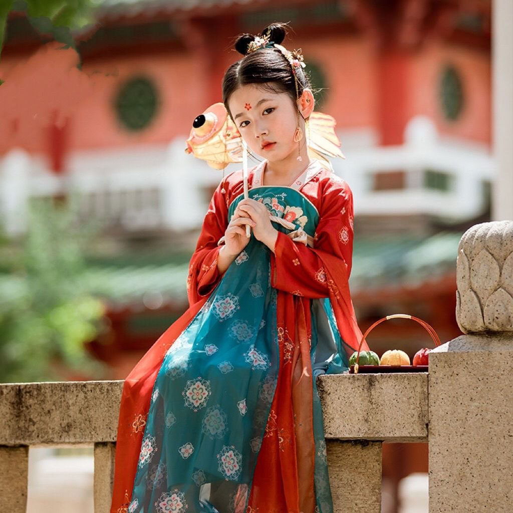 Traditional Hanfu Dress for Kids