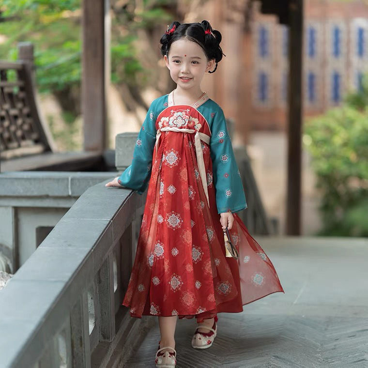Traditional Hanfu Dress for Kids