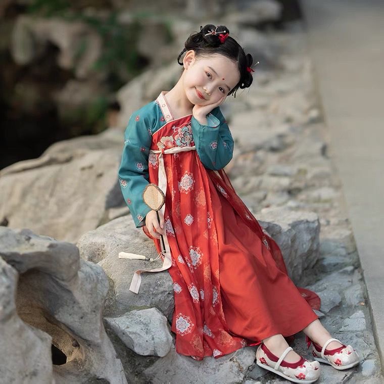 Traditional Hanfu Dress for Kids