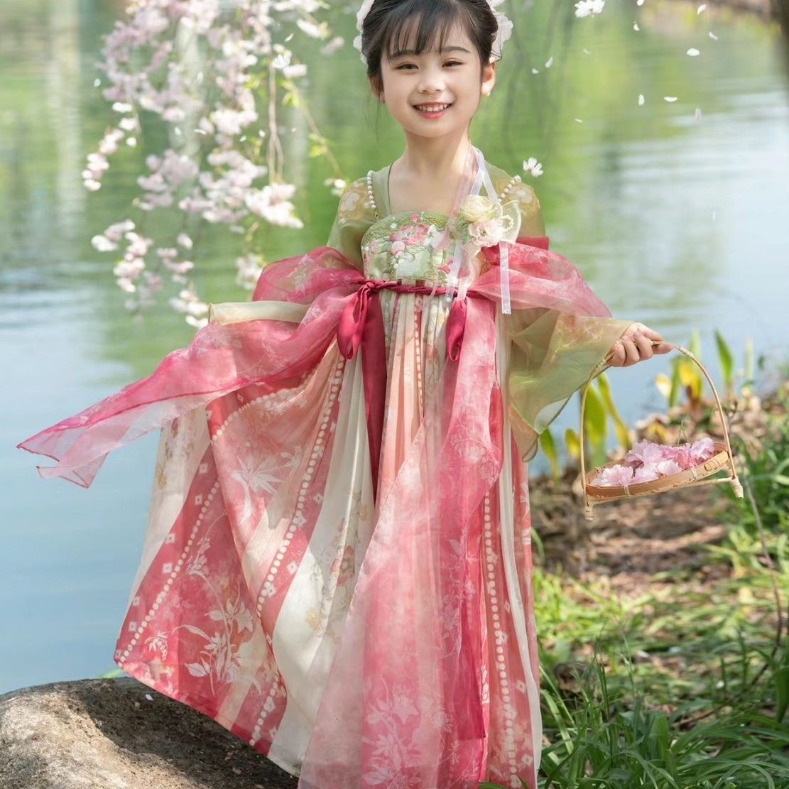 Girls beautiful hanfu kids hanfu Traditional Hanfu Dress