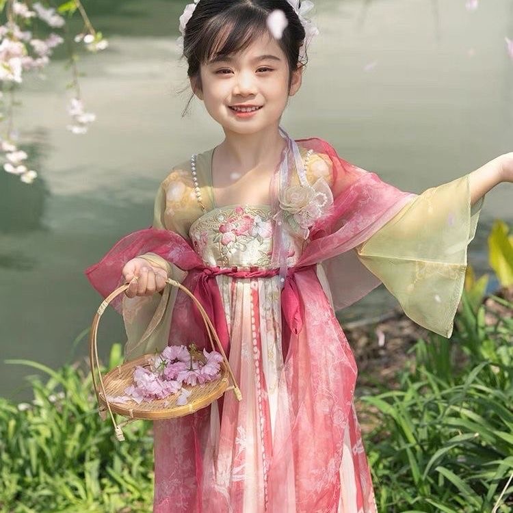 Girls beautiful hanfu kids hanfu Traditional Hanfu Dress