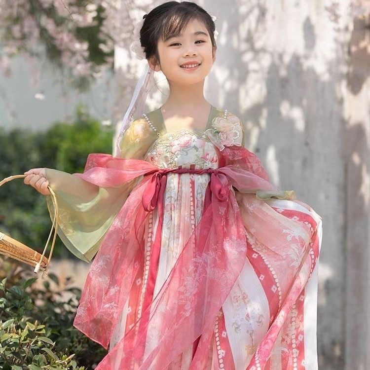Girls beautiful hanfu kids hanfu Traditional Hanfu Dress