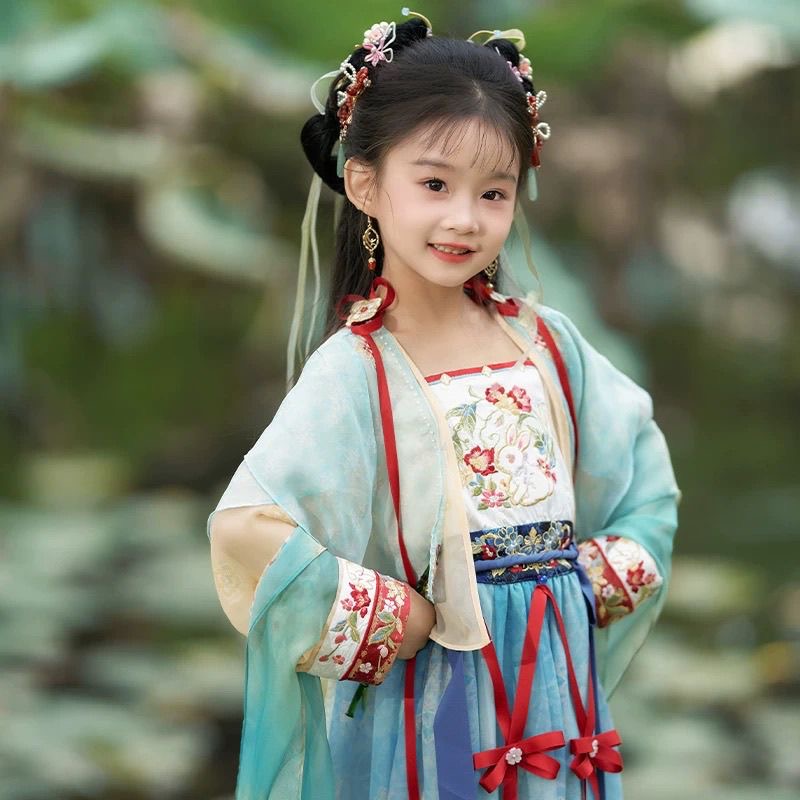 Linmiaomiao girls hanfu Traditional Hanfu Costume for Kids