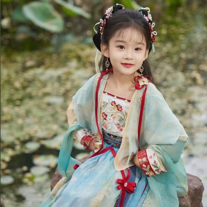 Linmiaomiao girls hanfu Traditional Hanfu Costume for Kids