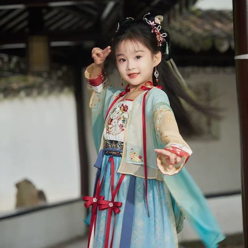 Linmiaomiao girls hanfu Traditional Hanfu Costume for Kids