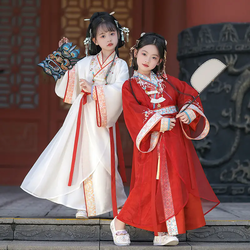 Traditional Red Hanfu Dress