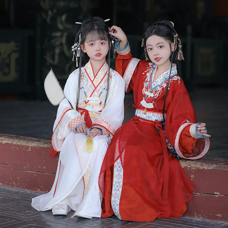 Traditional Red Hanfu Dress