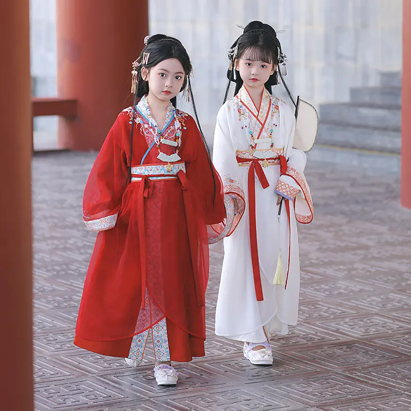 Traditional Red Hanfu Dress