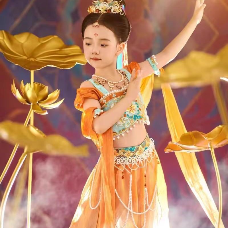 Dunhuang Children's Traditional Dance Costume
