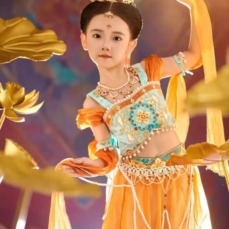Dunhuang Children's Traditional Dance Costume
