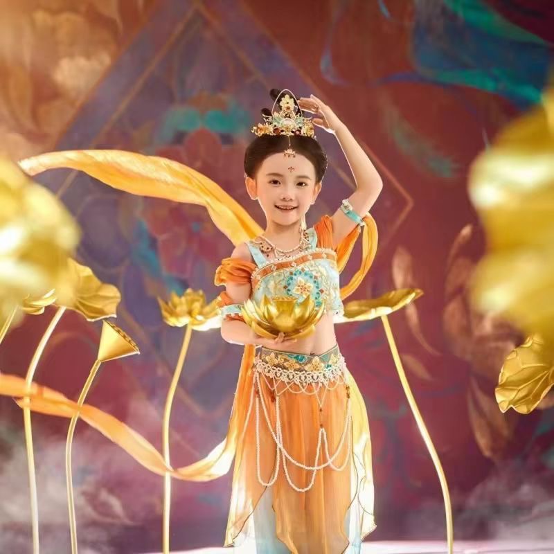 Dunhuang Children's Traditional Dance Costume