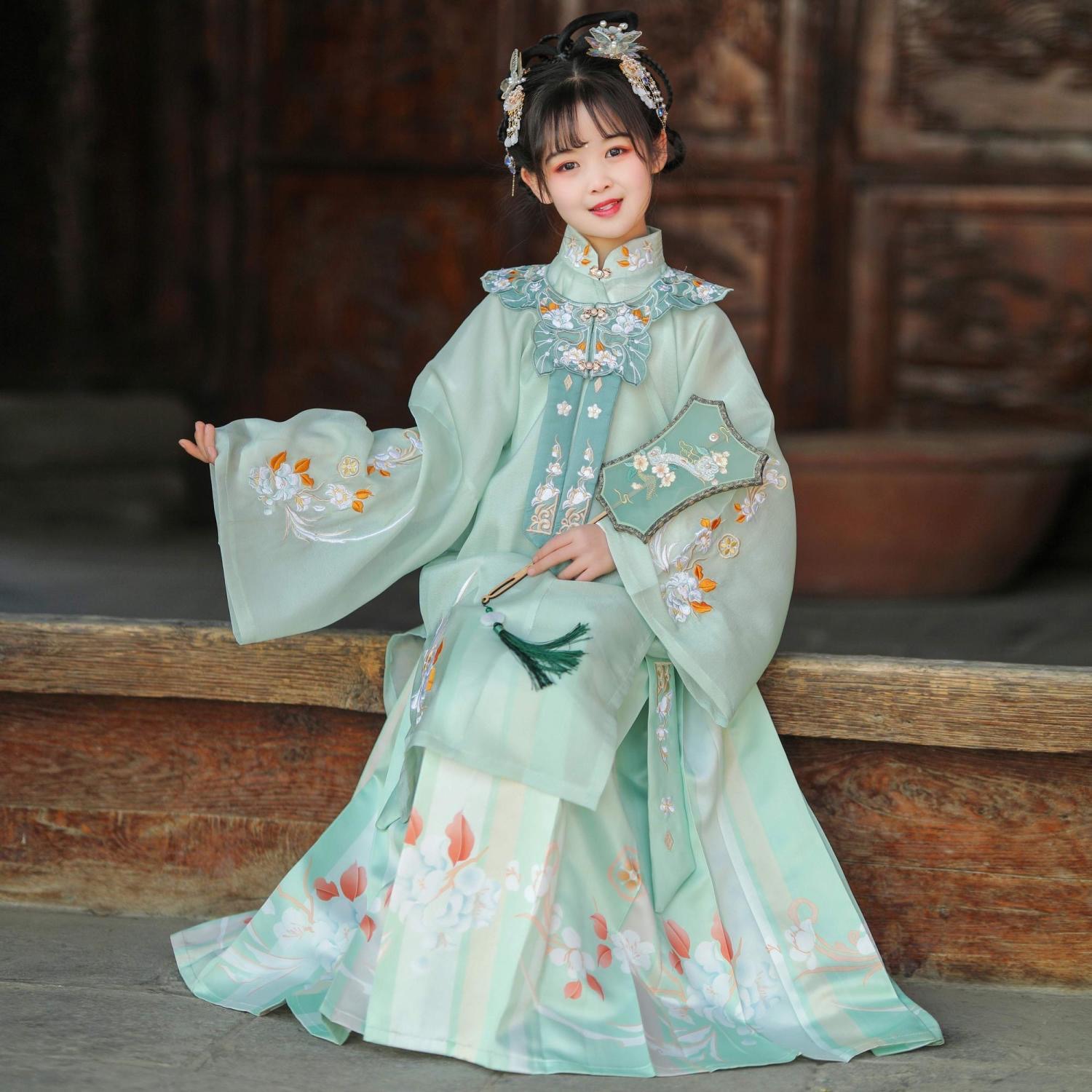 Girls hanfu ming Dynasty Chinese Hanfu Dress