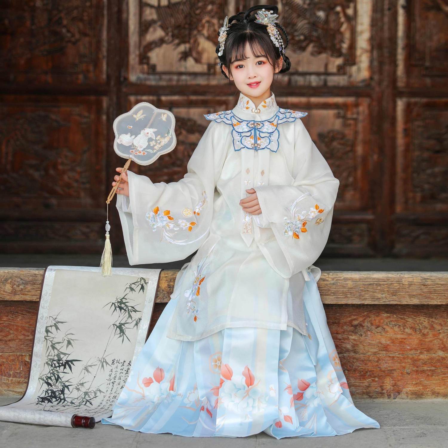 Girls hanfu ming Dynasty Chinese Hanfu Dress